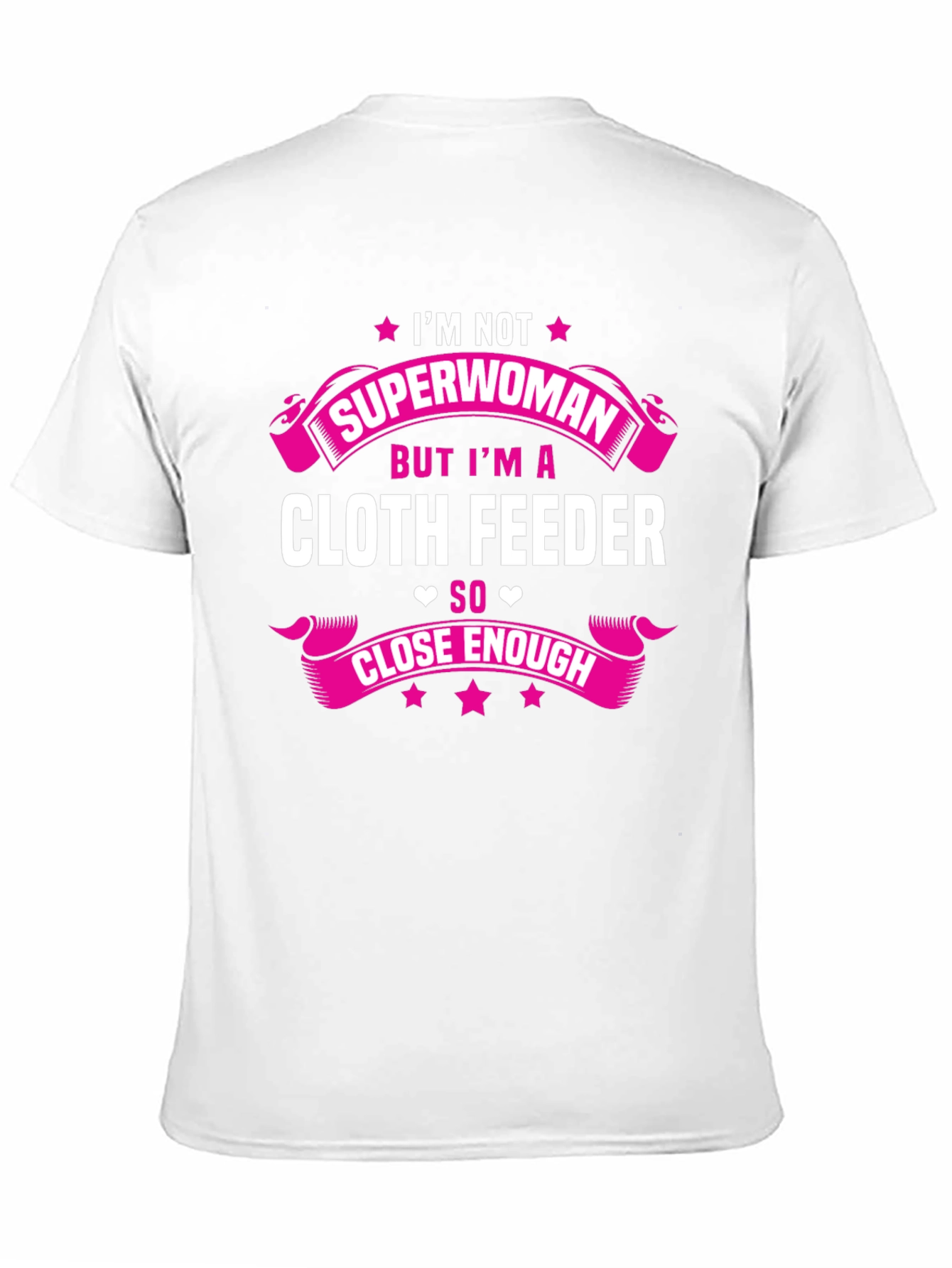 Camiseta Negra con Diseño Cloth Feeder