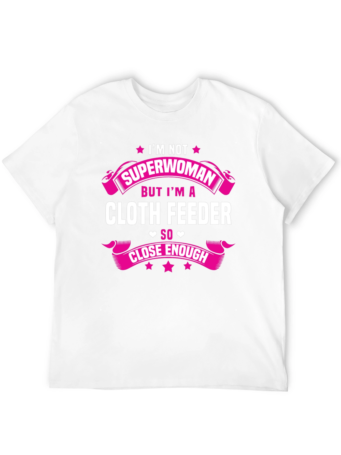 Camiseta Negra con Diseño Cloth Feeder