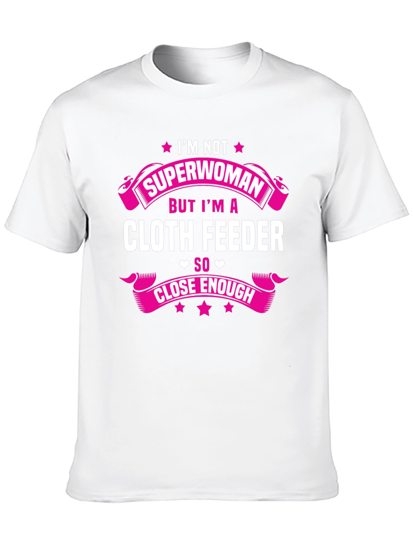 Camiseta Negra con Diseño Cloth Feeder