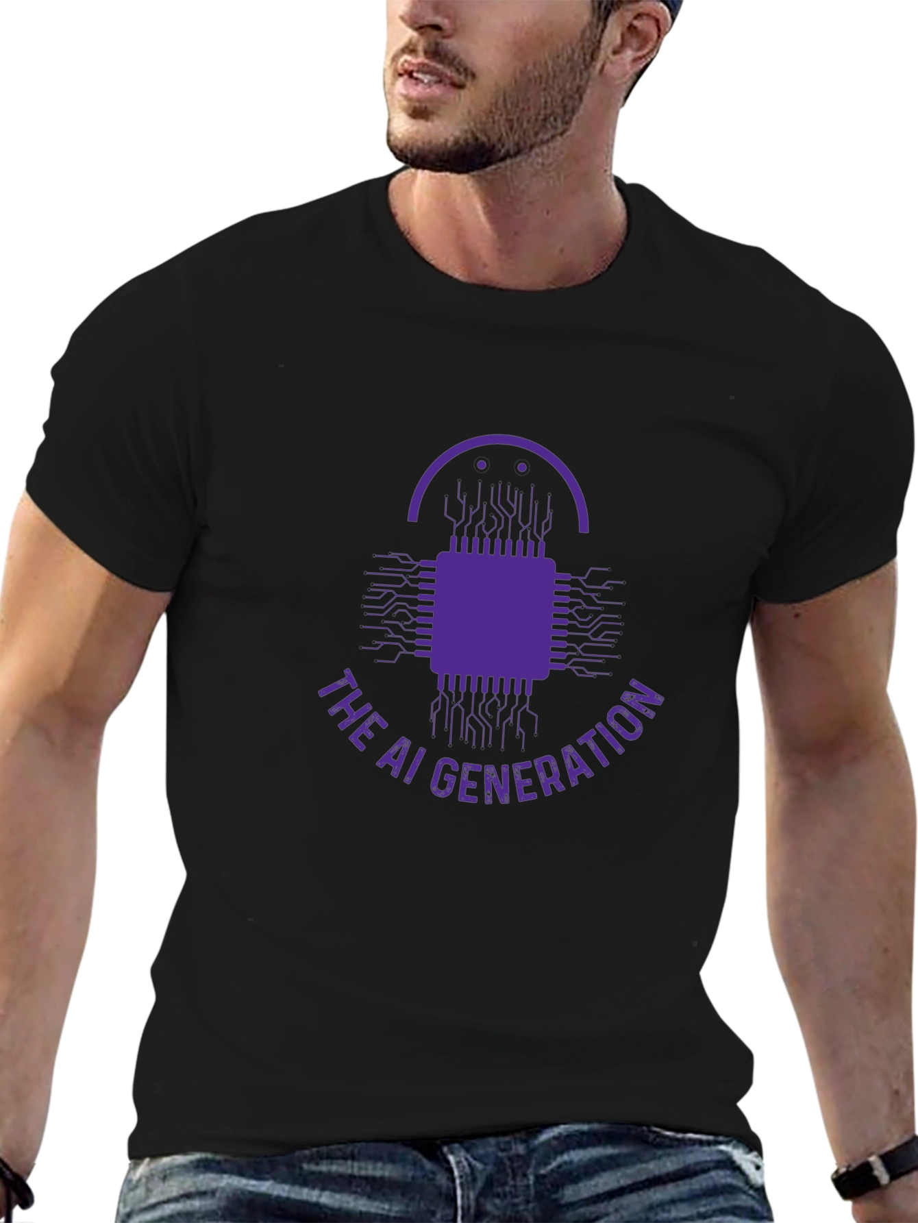 Camiseta Negra La Generación IA