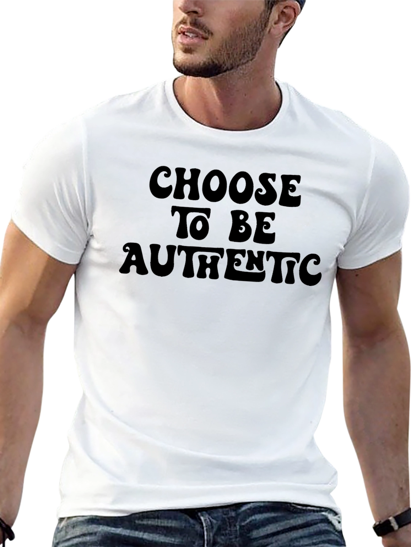 Camiseta Negra Choose to be Authentic