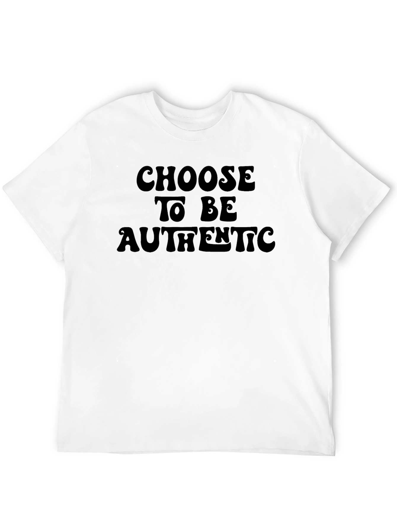 Camiseta Negra Choose to be Authentic