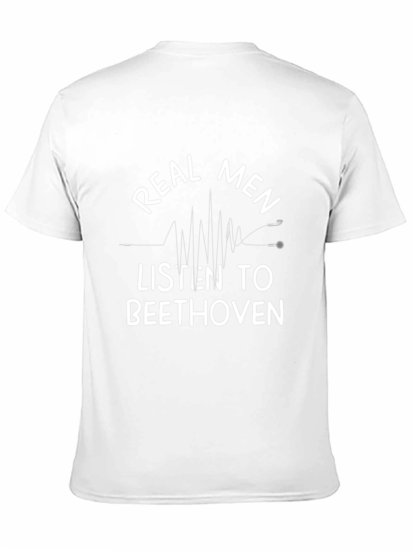 Camiseta Hombre: Beethoven para Verdaderos Hombres