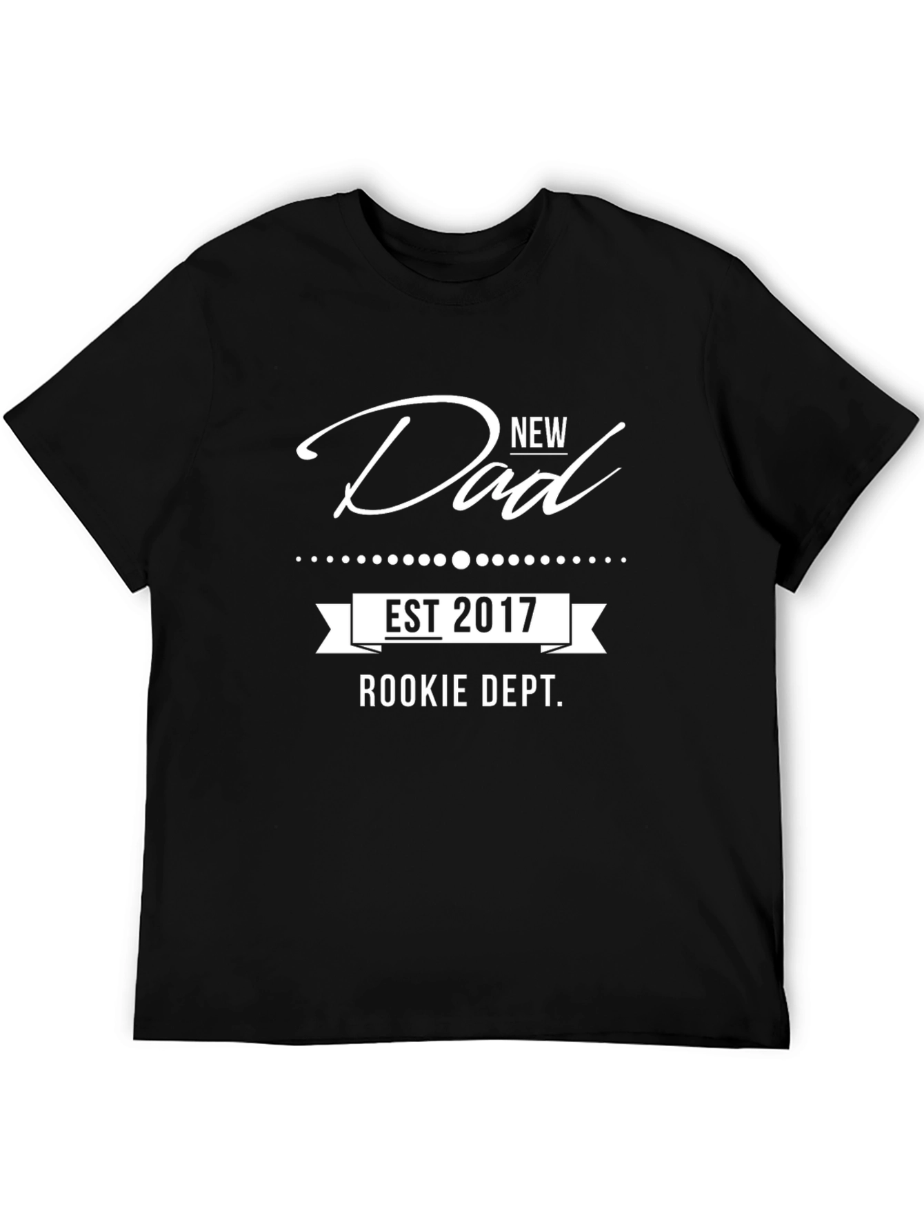 Camiseta Negra Nuevo Papá - Rookie Dept. 2017