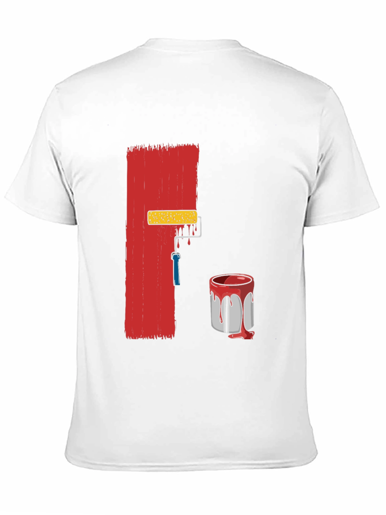 Camiseta Negra con Diseño de Pintura