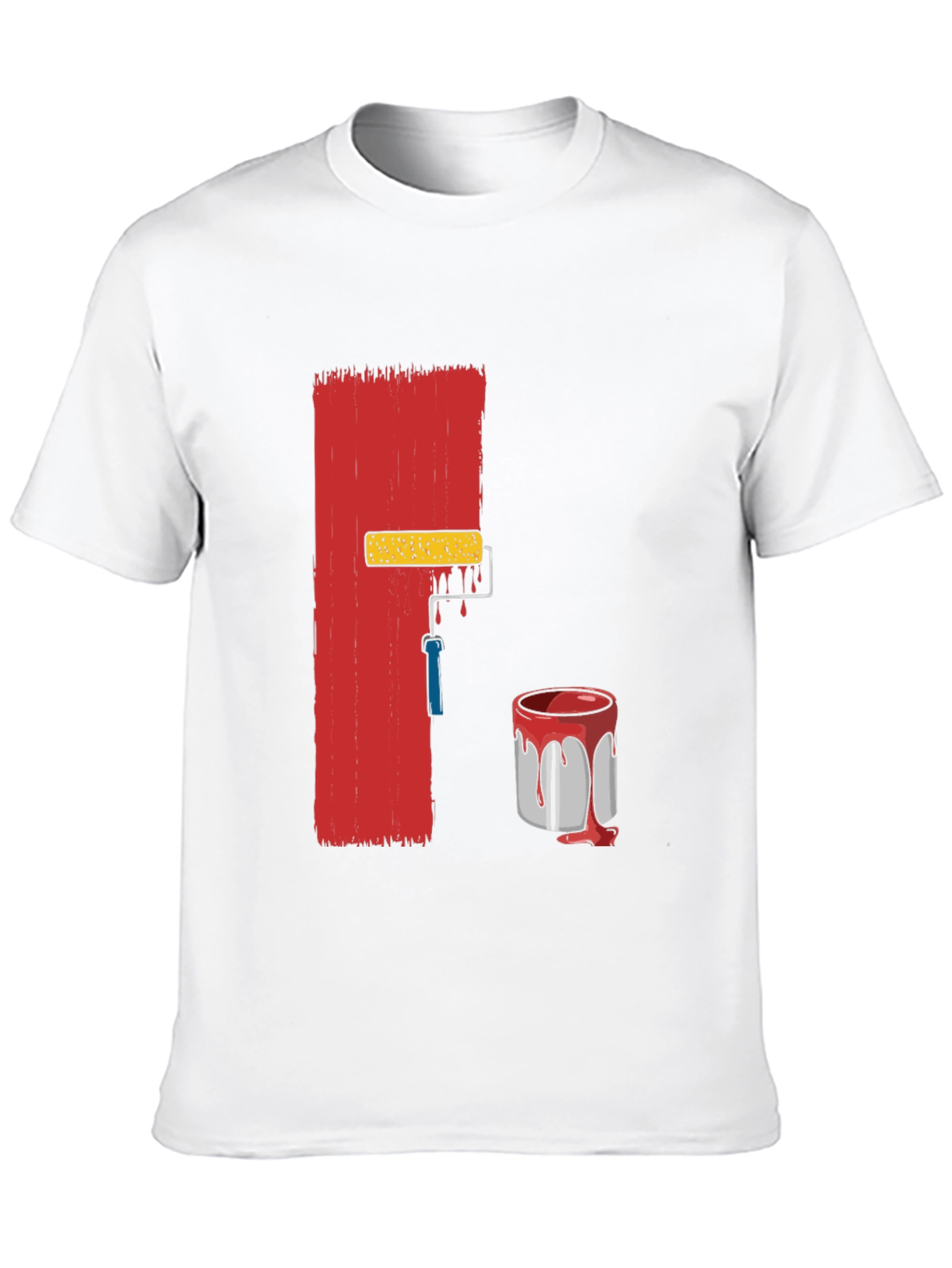 Camiseta Negra con Diseño de Pintura