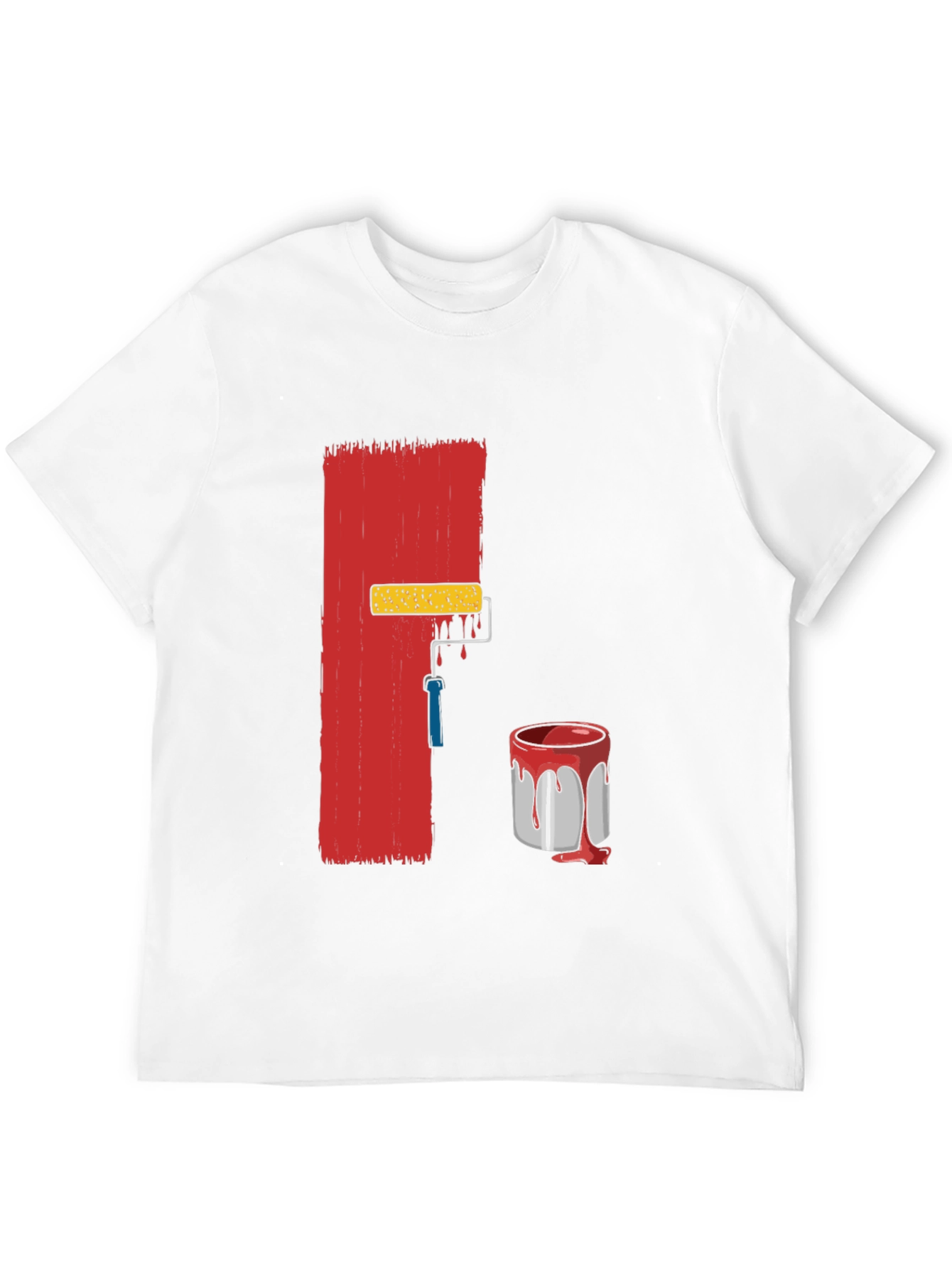 Camiseta Negra con Diseño de Pintura