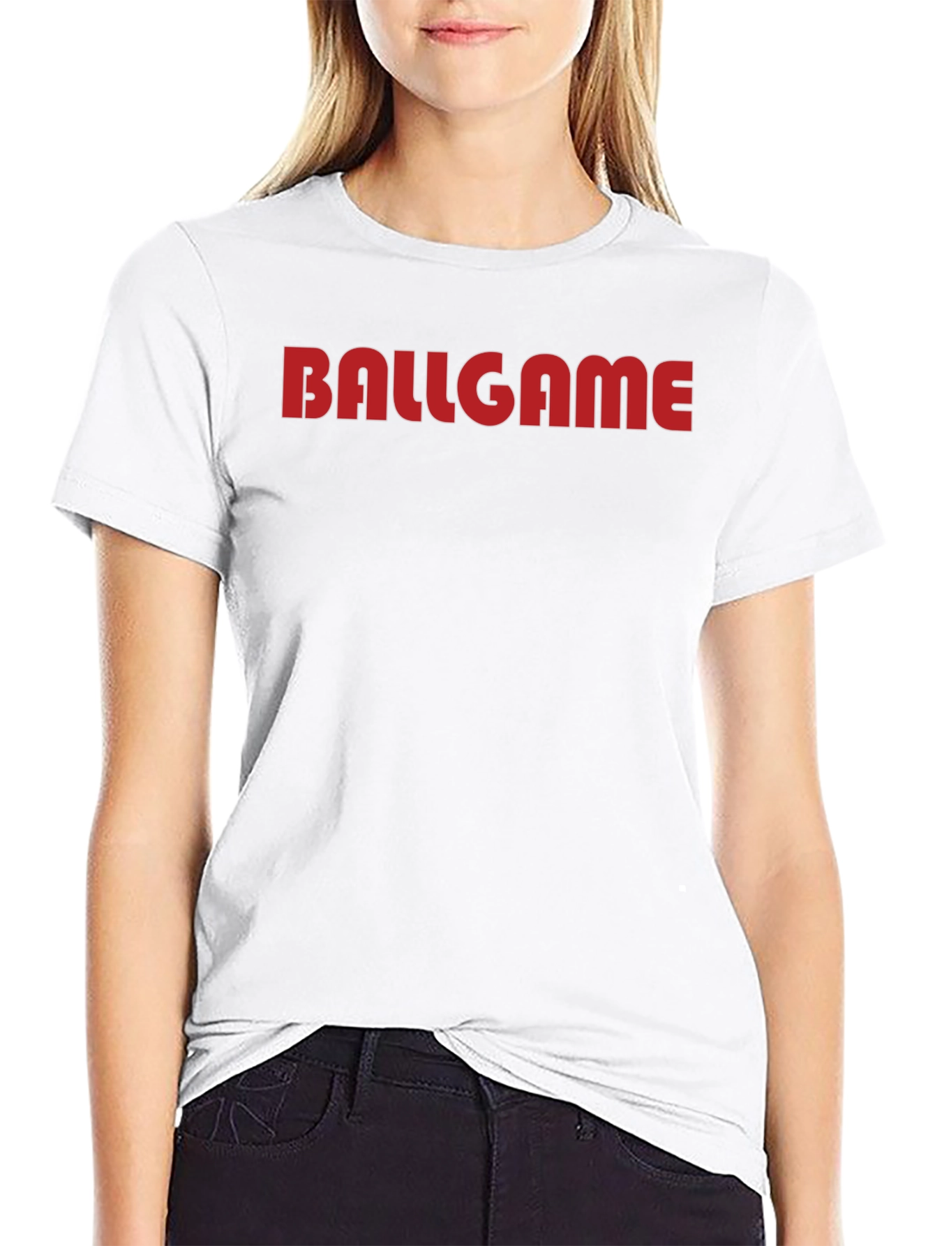 Camiseta Negra Hombre BALLGAME Estilo Casual