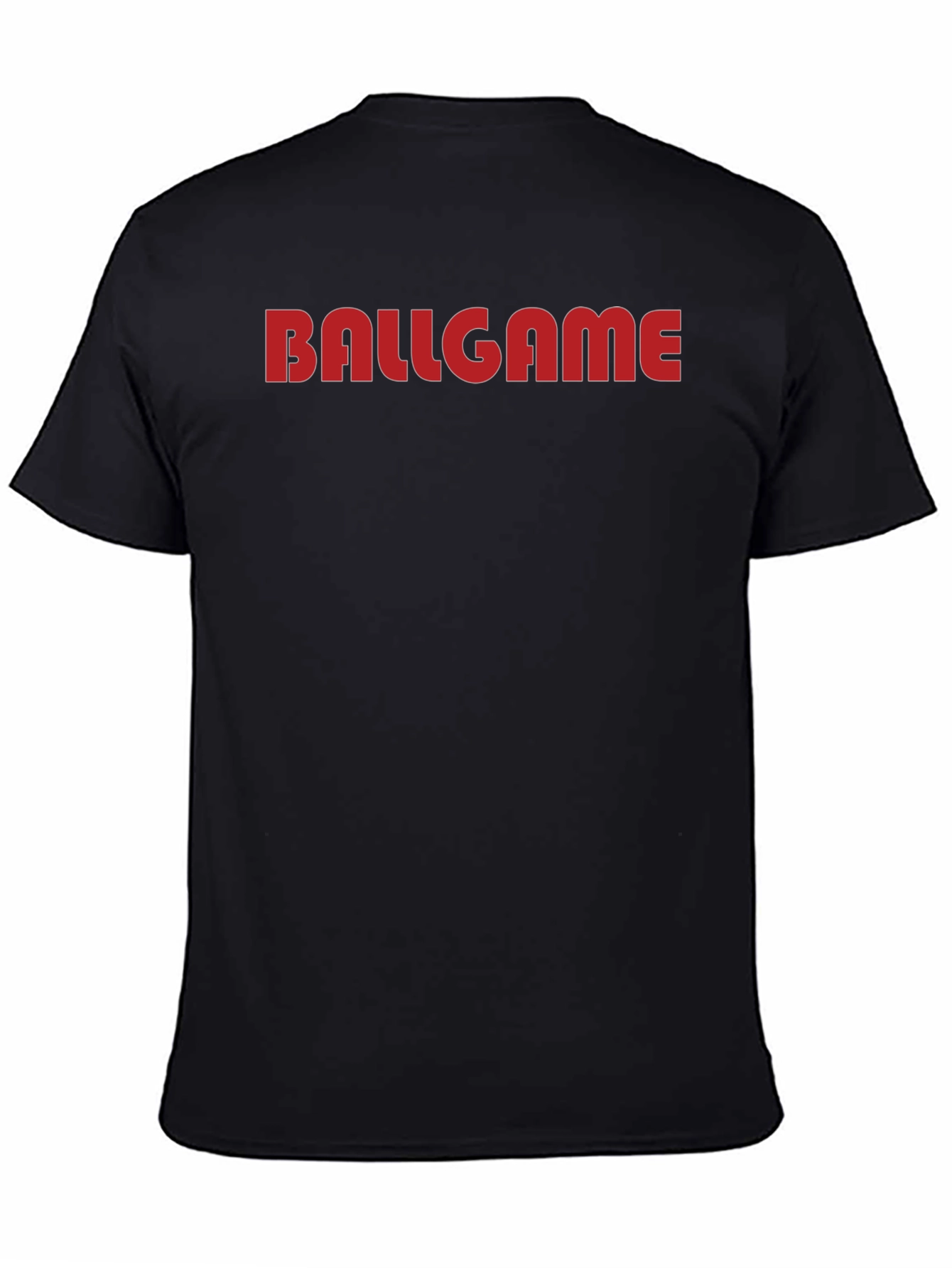 Camiseta Negra Hombre BALLGAME Estilo Casual