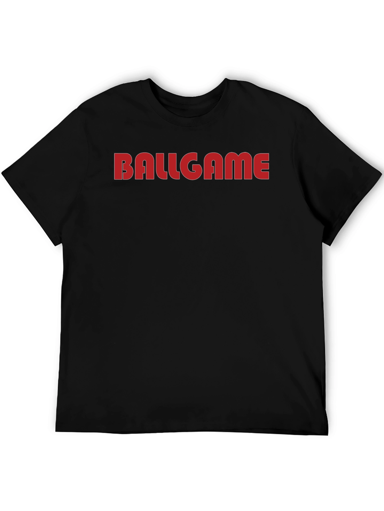 Camiseta Negra Hombre BALLGAME Estilo Casual