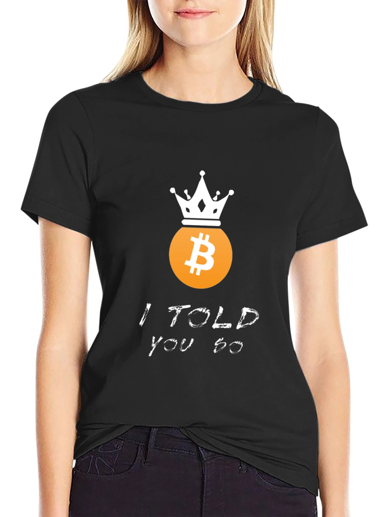 Camiseta Bitcoin Se los dije - Crypto King