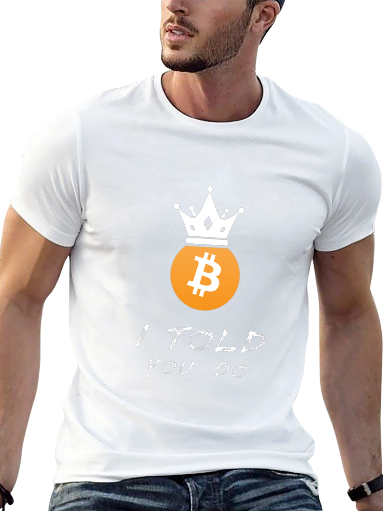Camiseta Bitcoin Se los dije - Crypto King