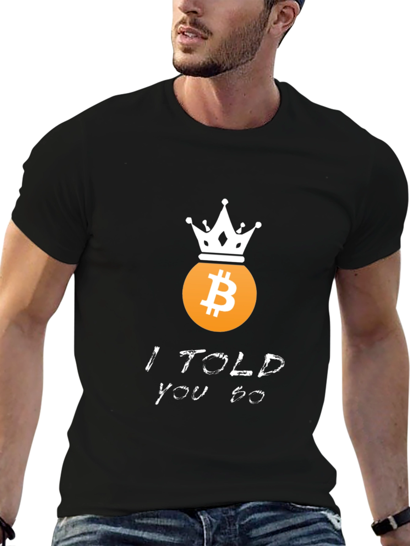 Camiseta Bitcoin Se los dije - Crypto King