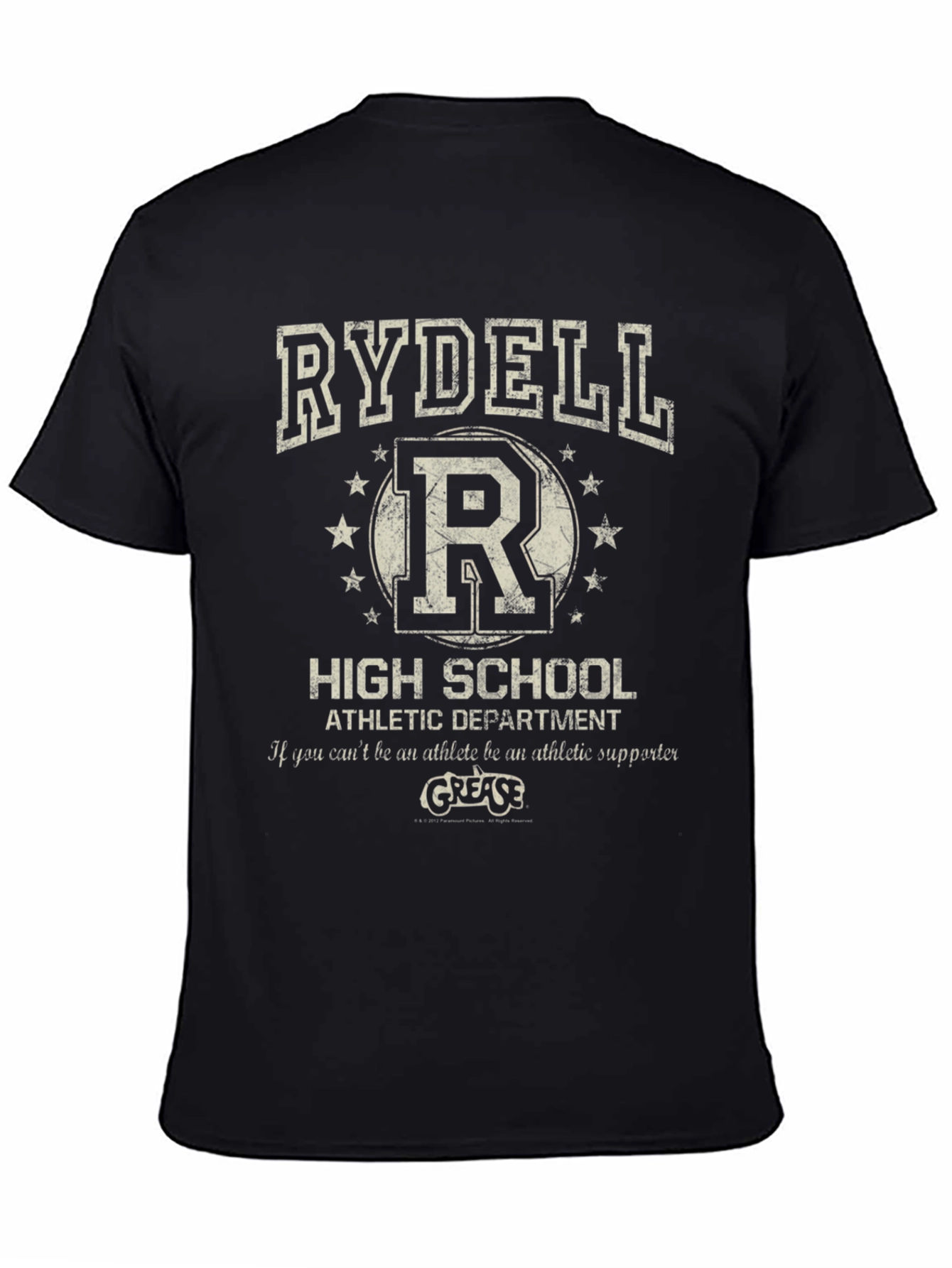 Camiseta Negra Rydell High School Grease