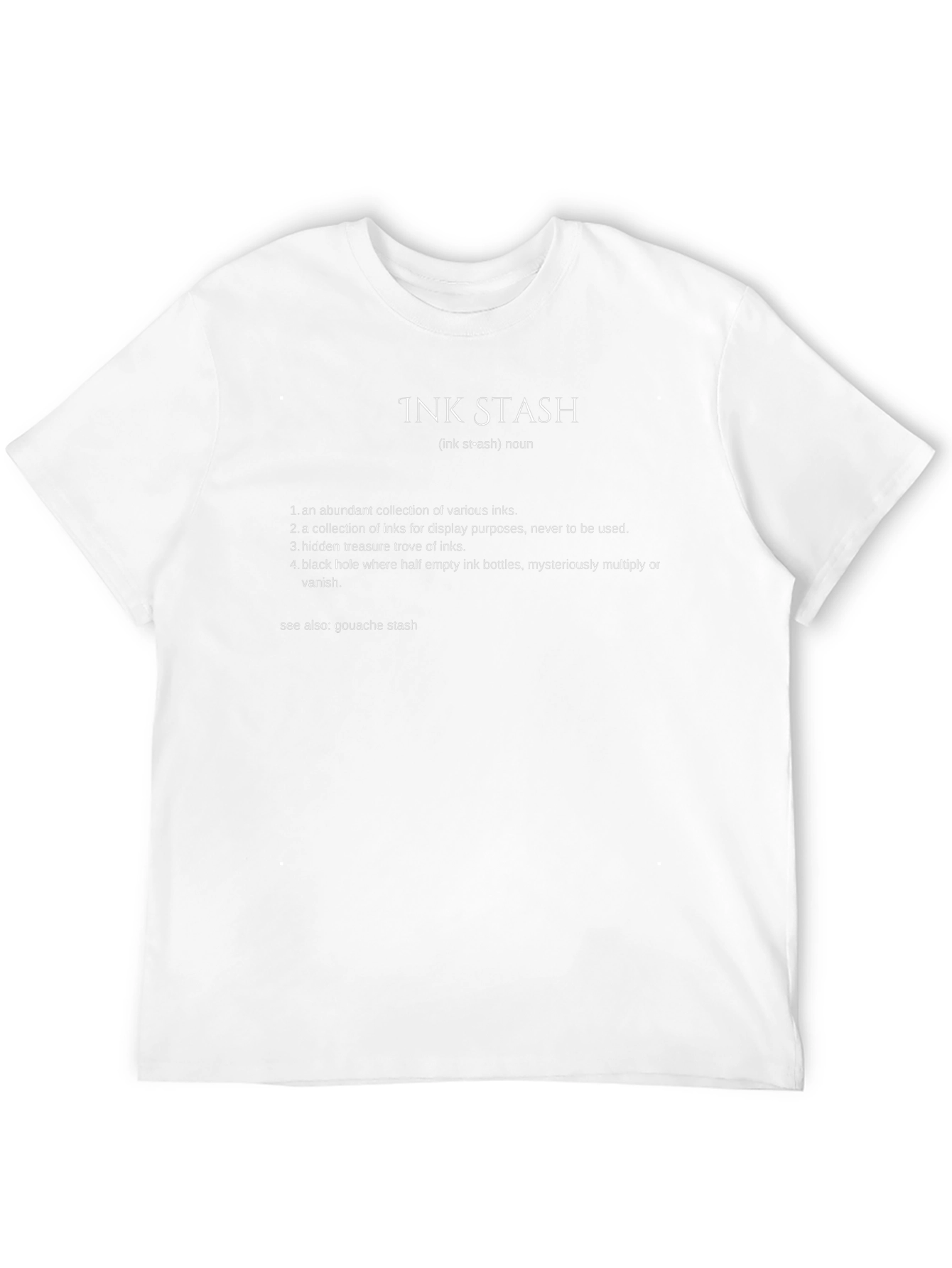 Camiseta Negra Ink Stash: Para Amantes de la Tinta