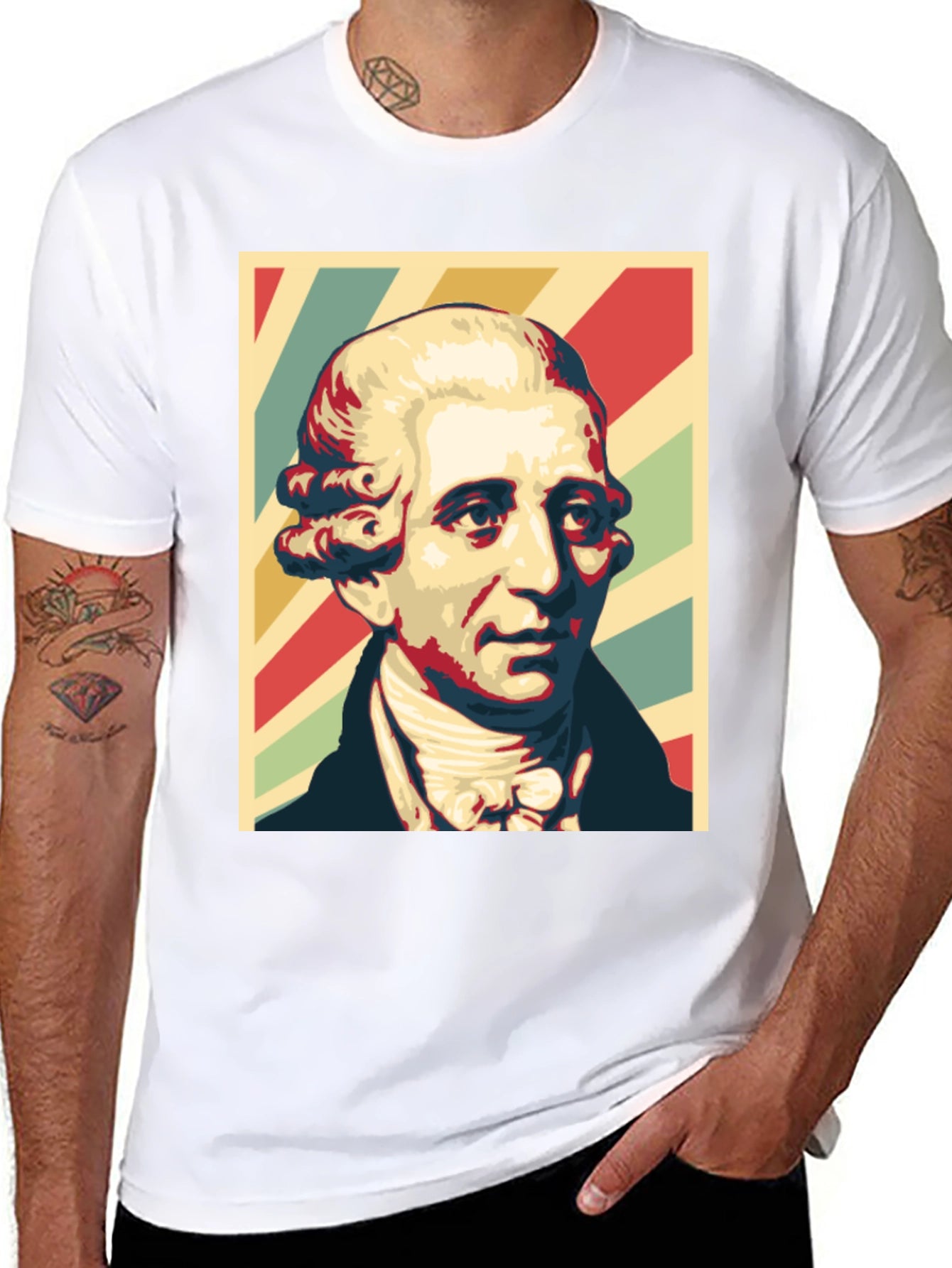 Camiseta Hombre Diseño Clásico Retro