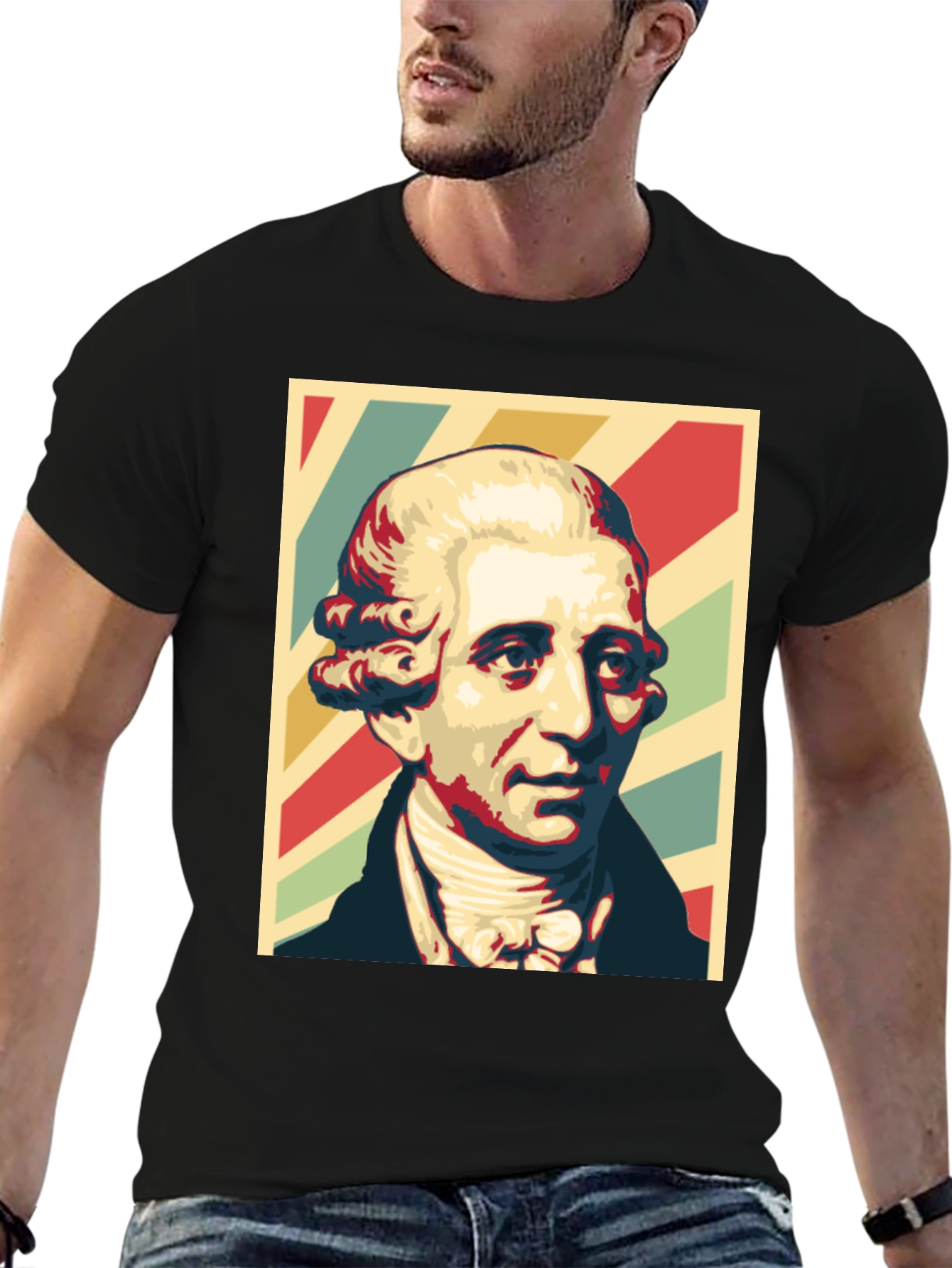 Camiseta Hombre Diseño Clásico Retro