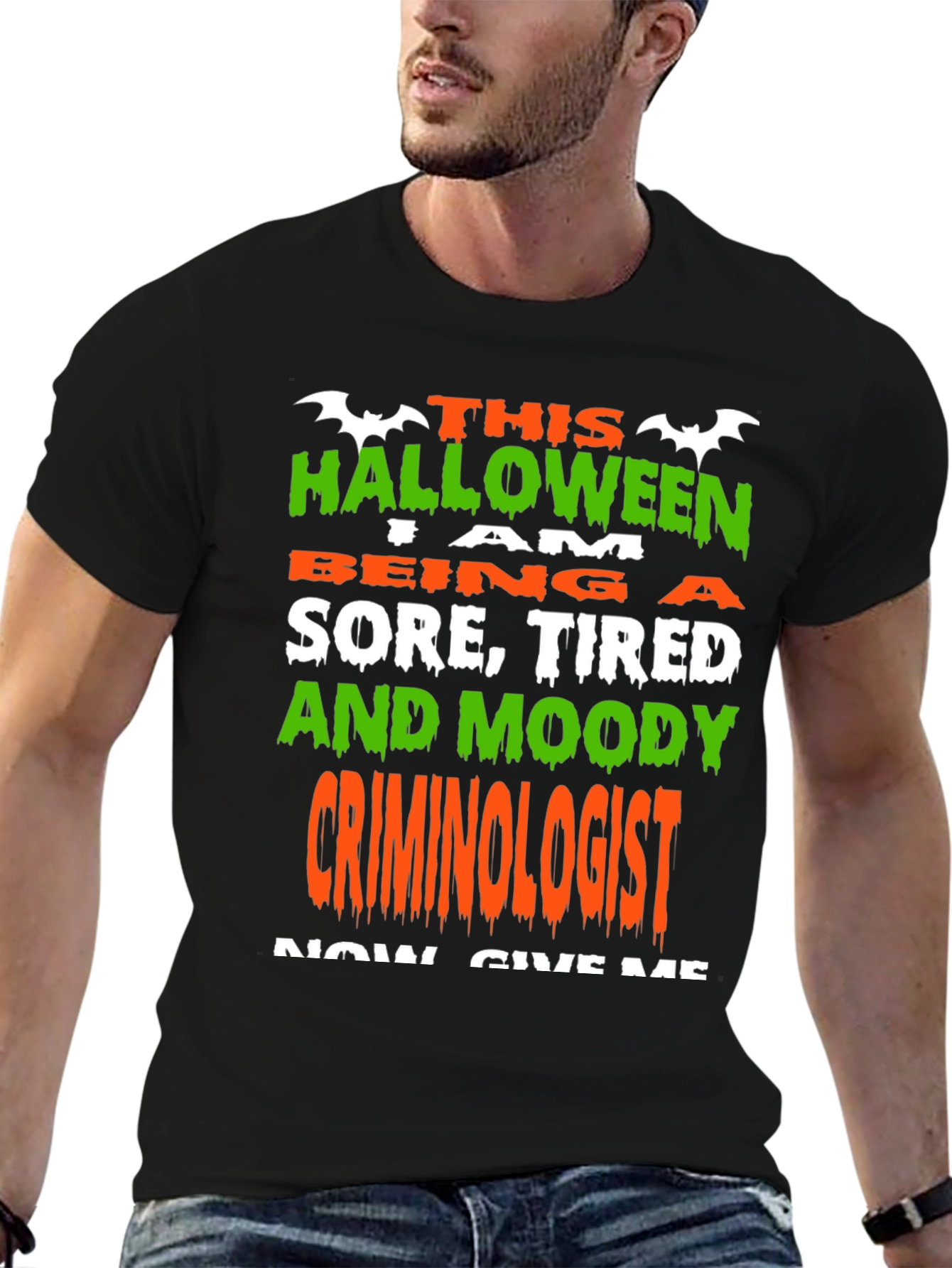 Camiseta Halloween Criminólogo Divertida