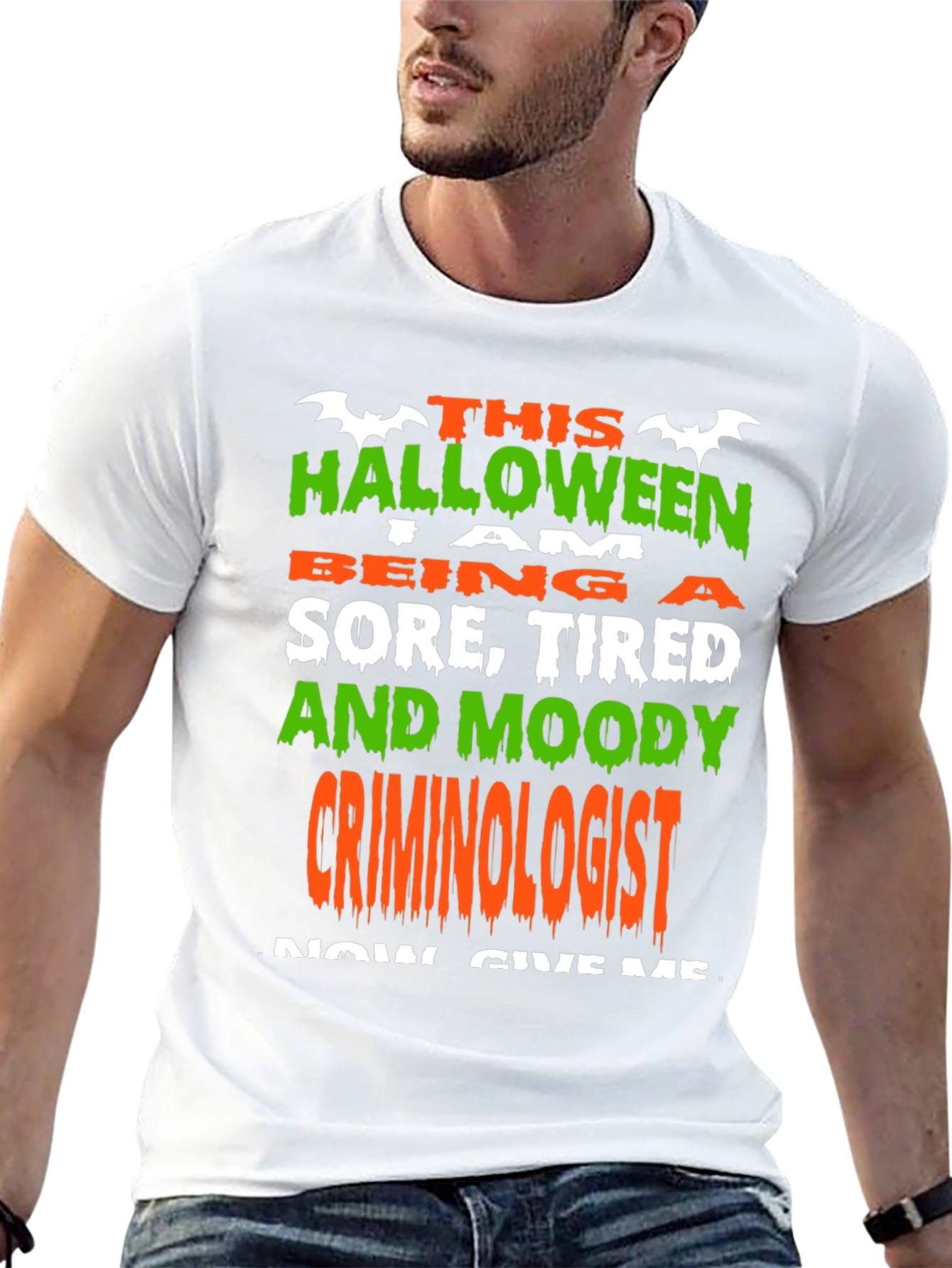 Camiseta Halloween Criminólogo Divertida