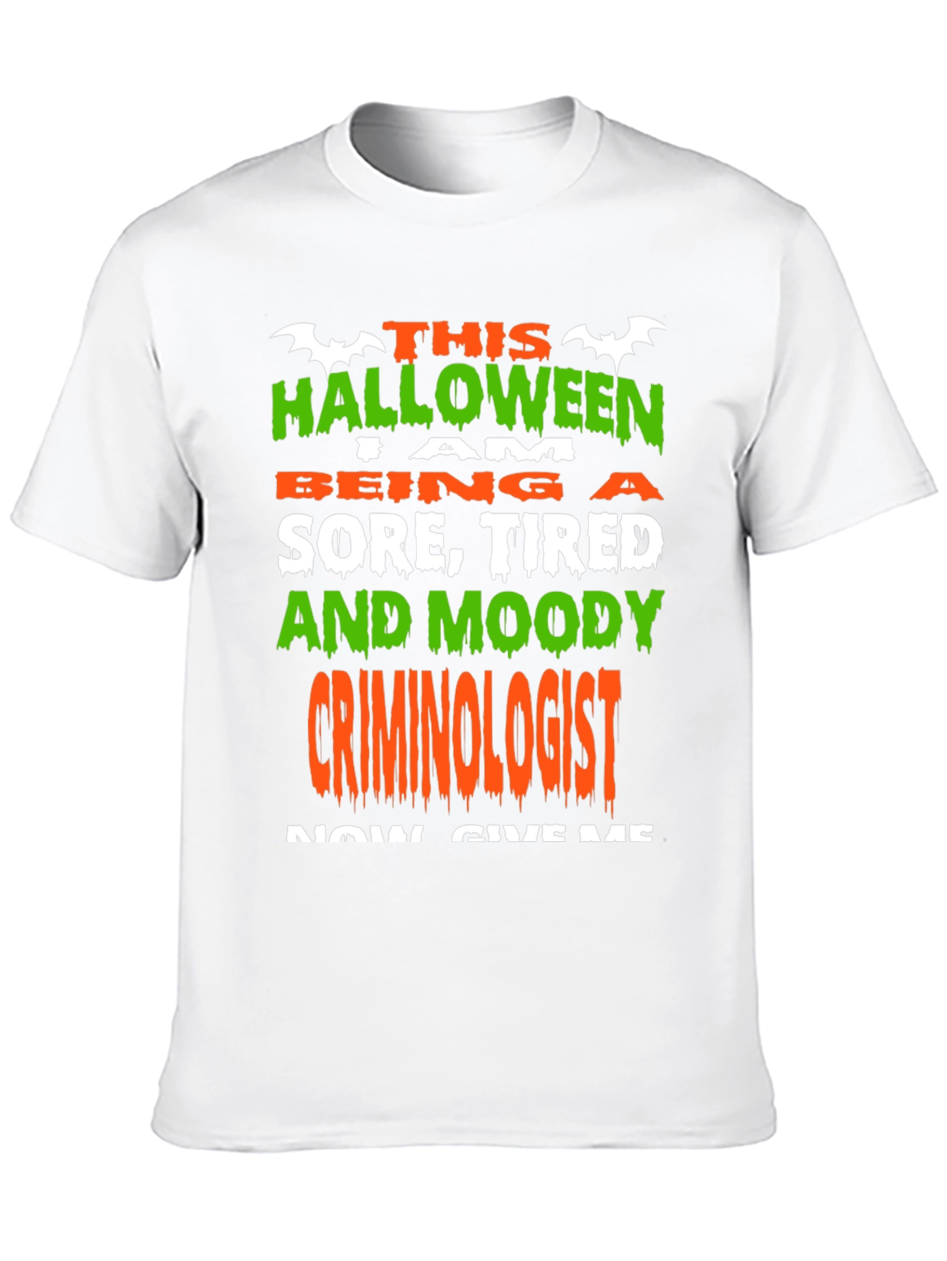 Camiseta Halloween Criminólogo Divertida