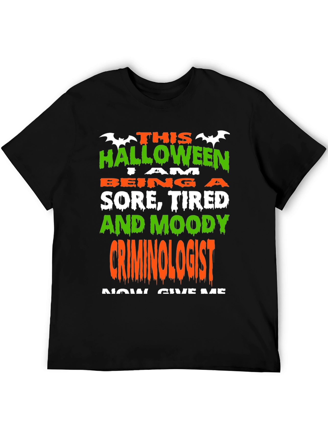 Camiseta Halloween Criminólogo Divertida