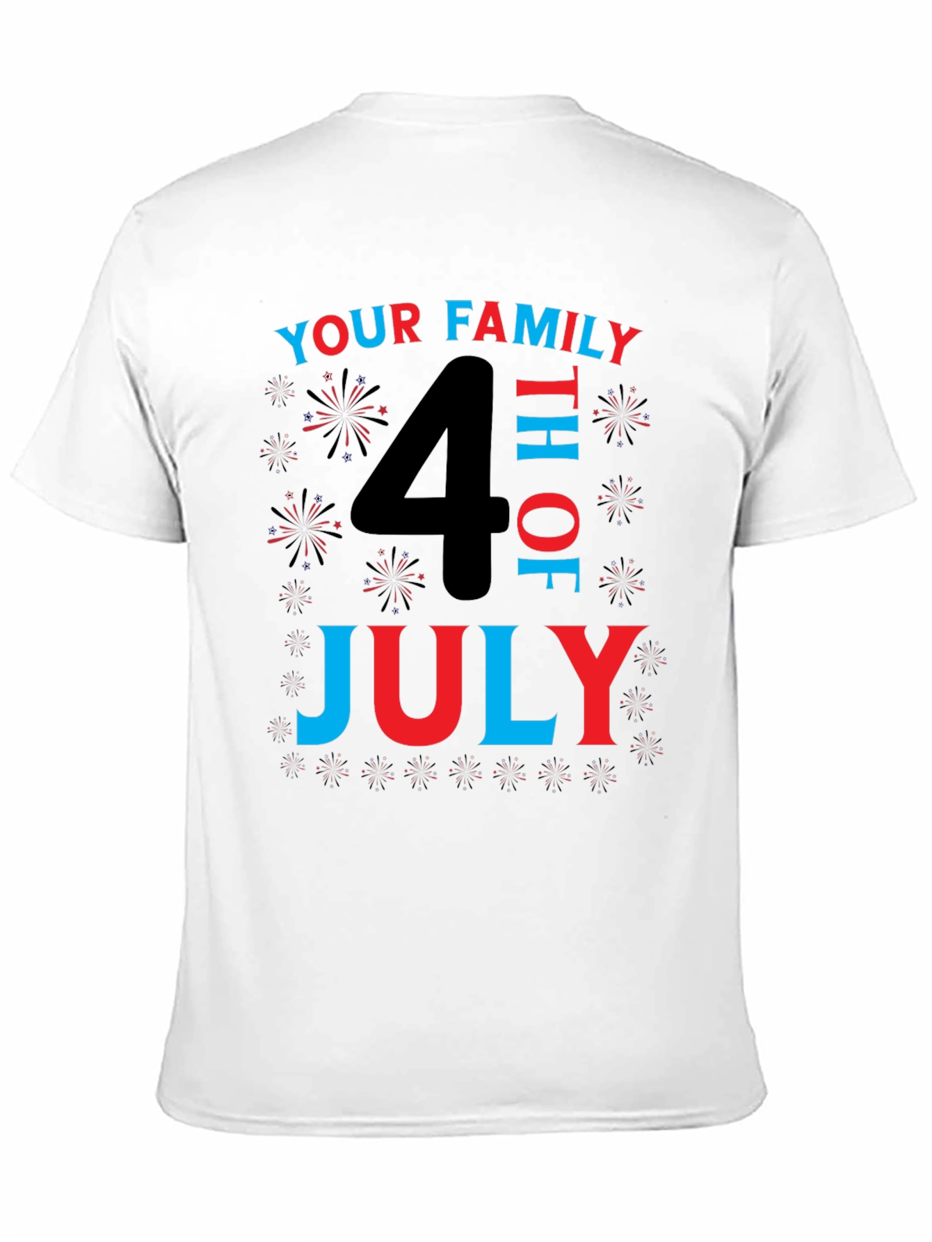Camiseta Familiar del 4 de Julio - Diseño Patriótico