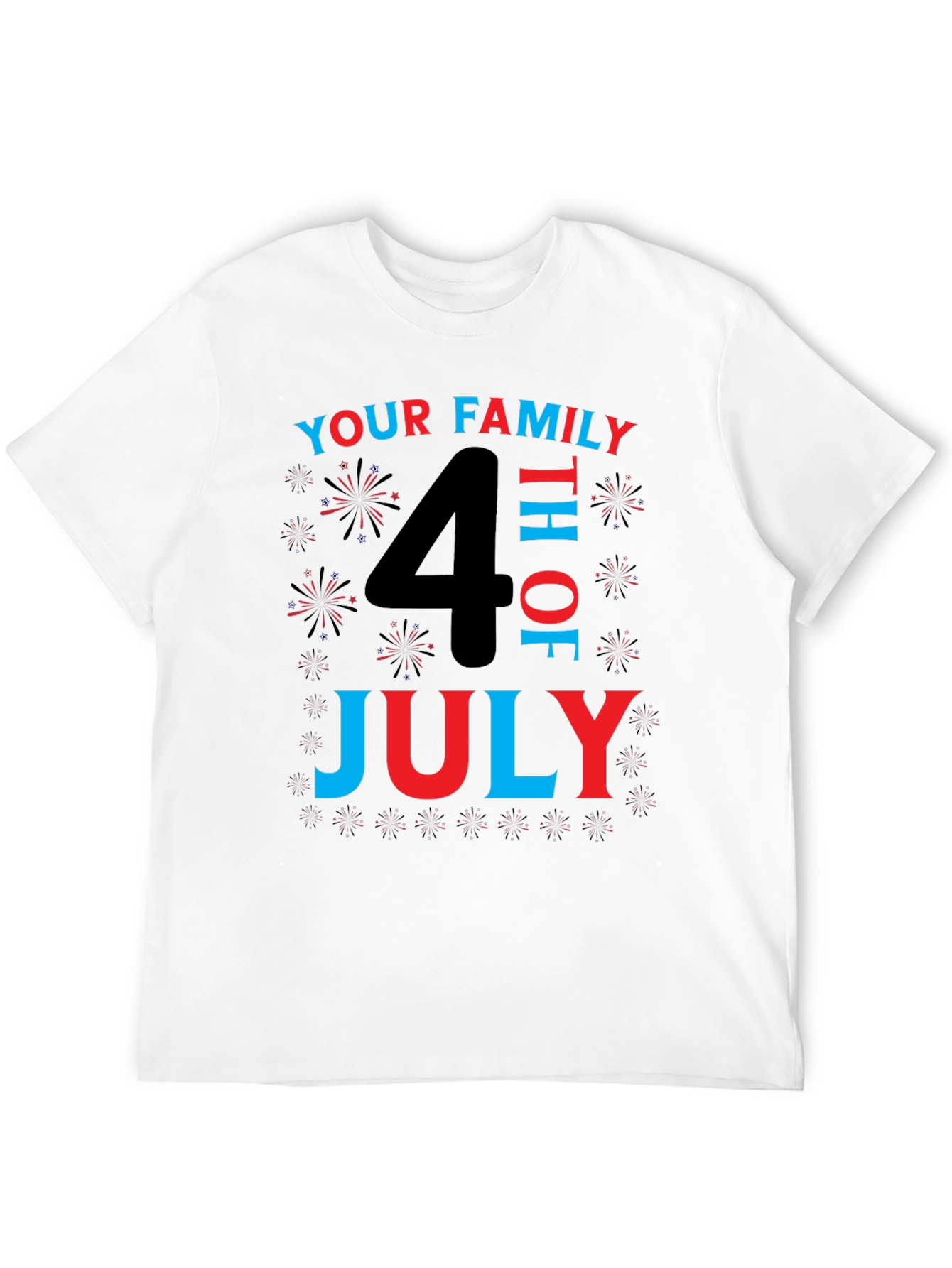 Camiseta Familiar del 4 de Julio - Diseño Patriótico
