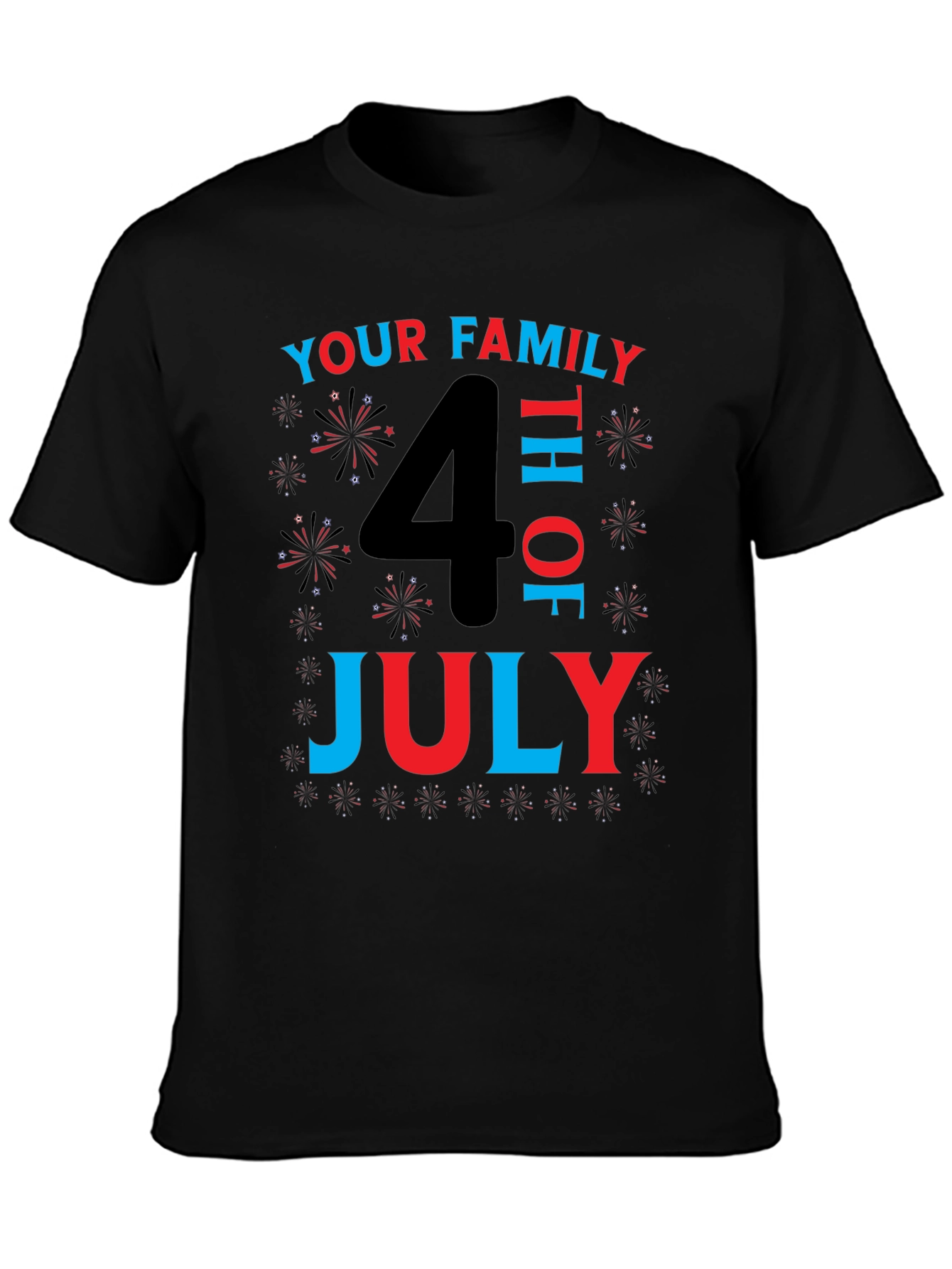 Camiseta Familiar del 4 de Julio - Diseño Patriótico
