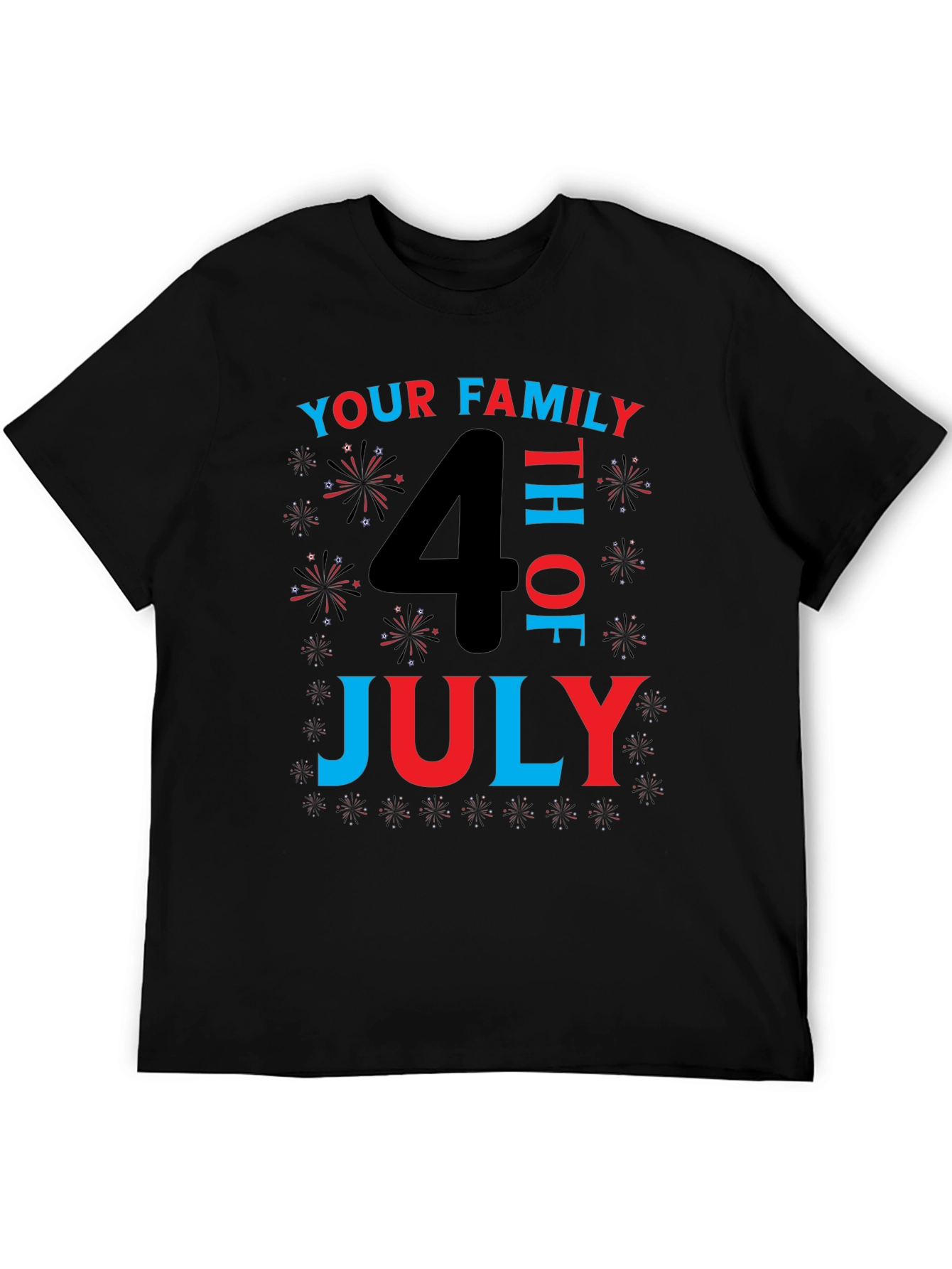 Camiseta Familiar del 4 de Julio - Diseño Patriótico