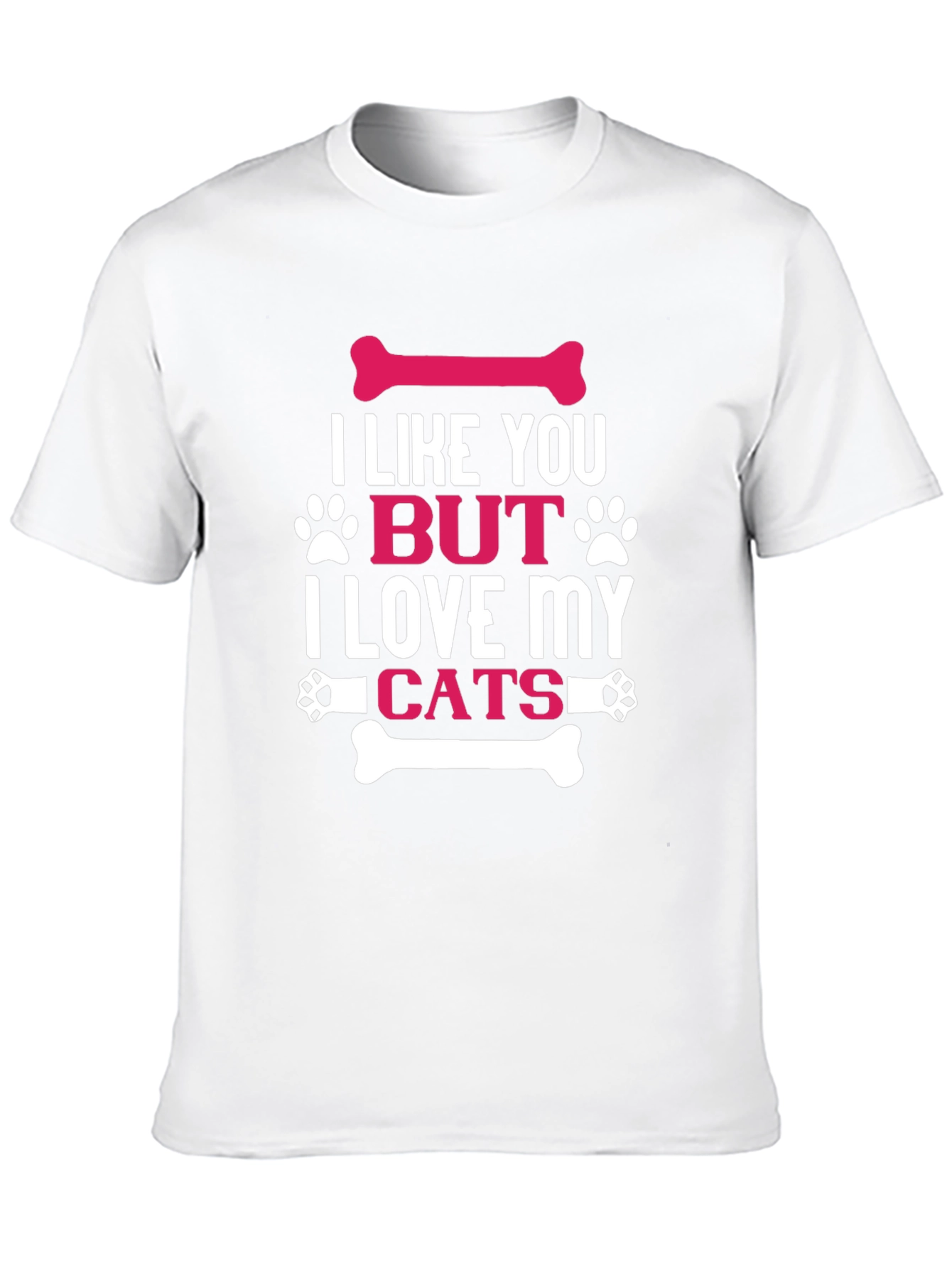 Camiseta Negra I Love My Cats