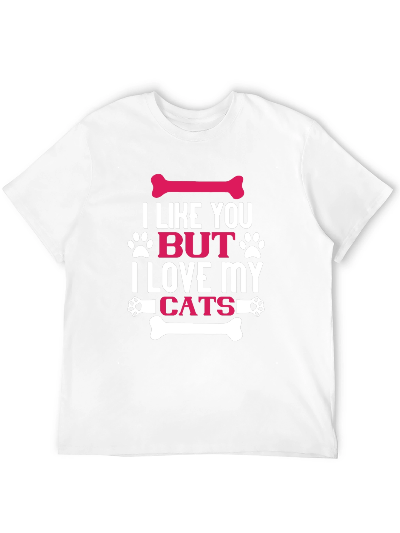 Camiseta Negra I Love My Cats