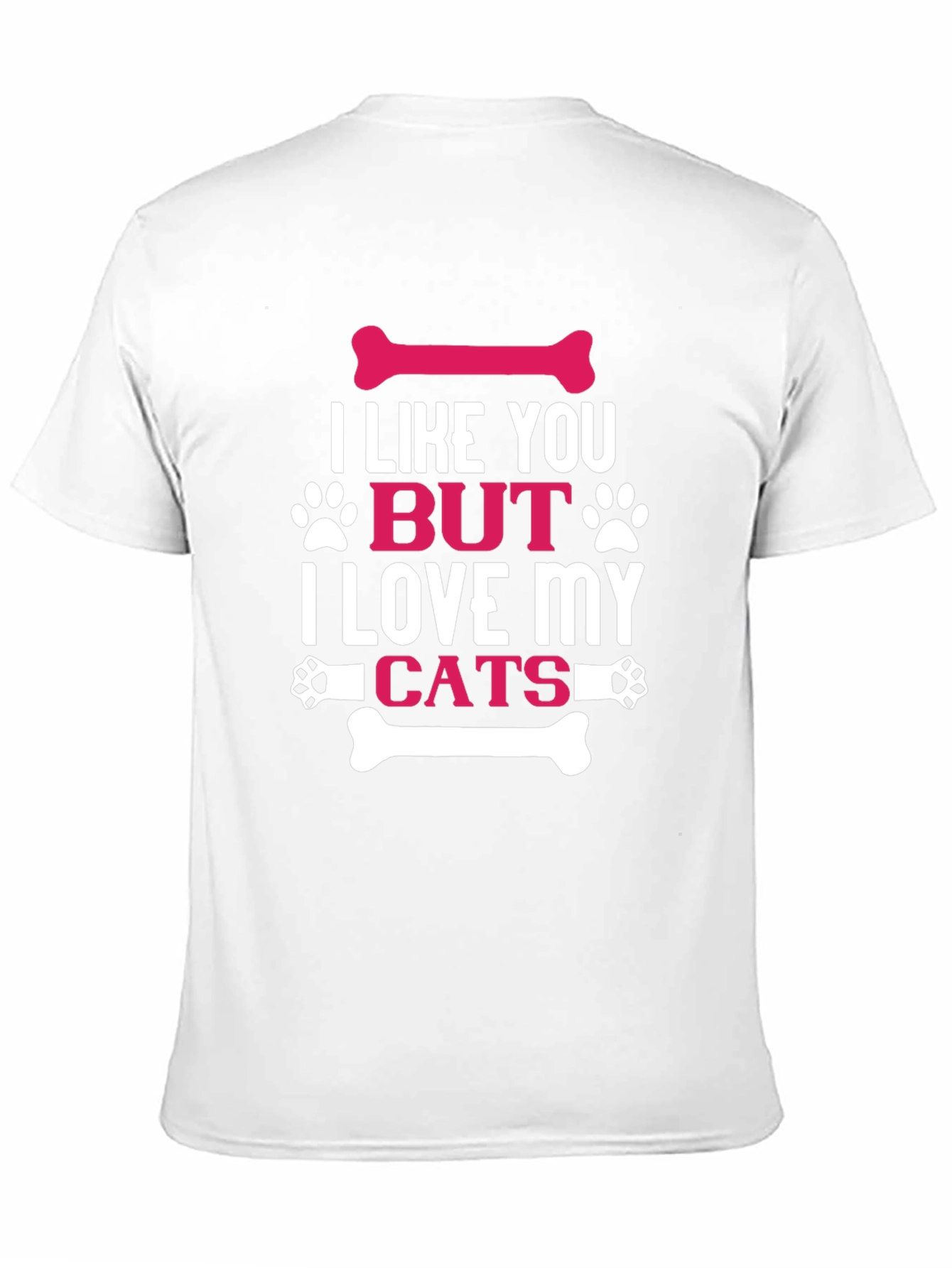 Camiseta Negra I Love My Cats
