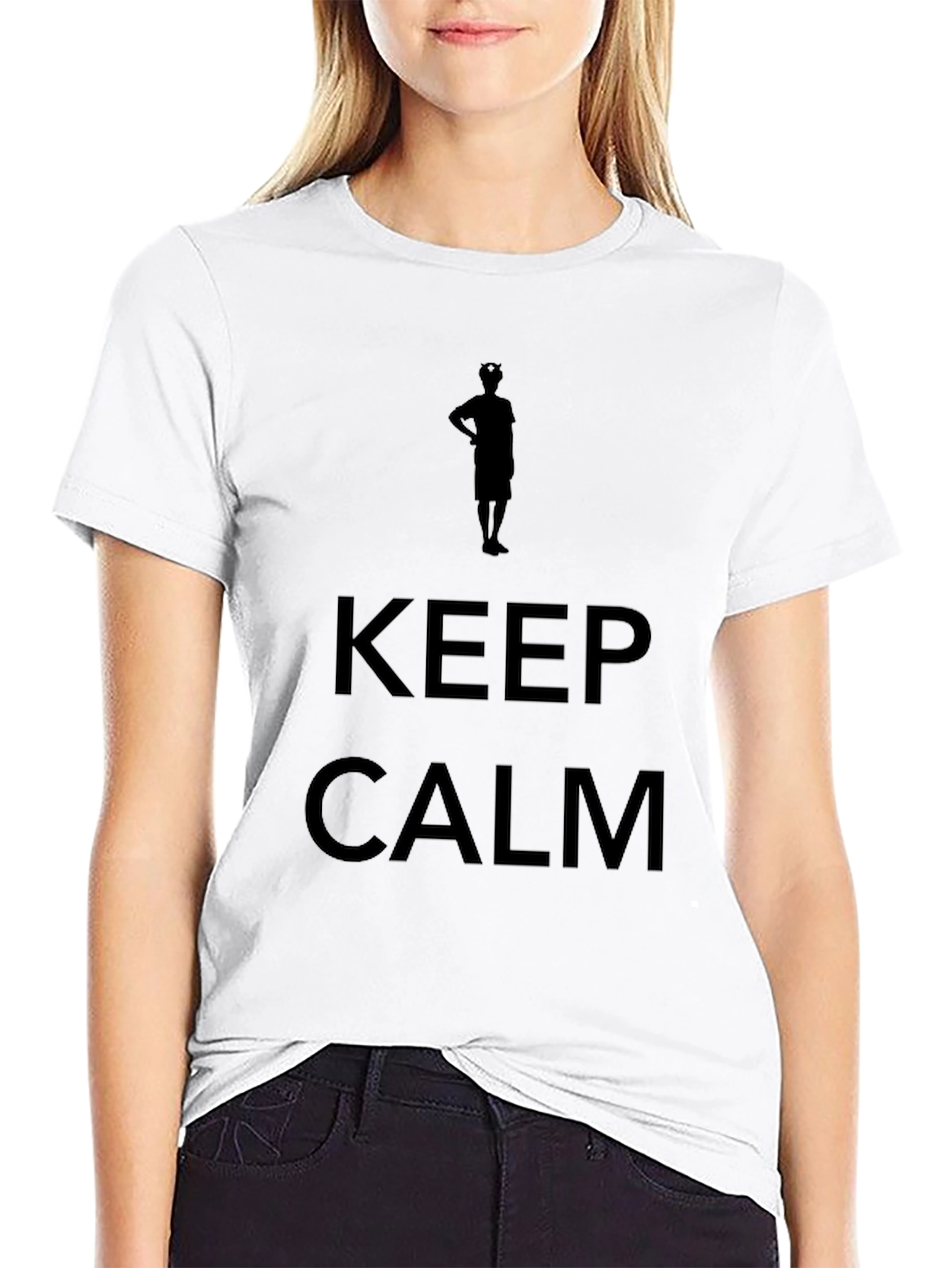 Camiseta Negra Hombre - Keep Calm