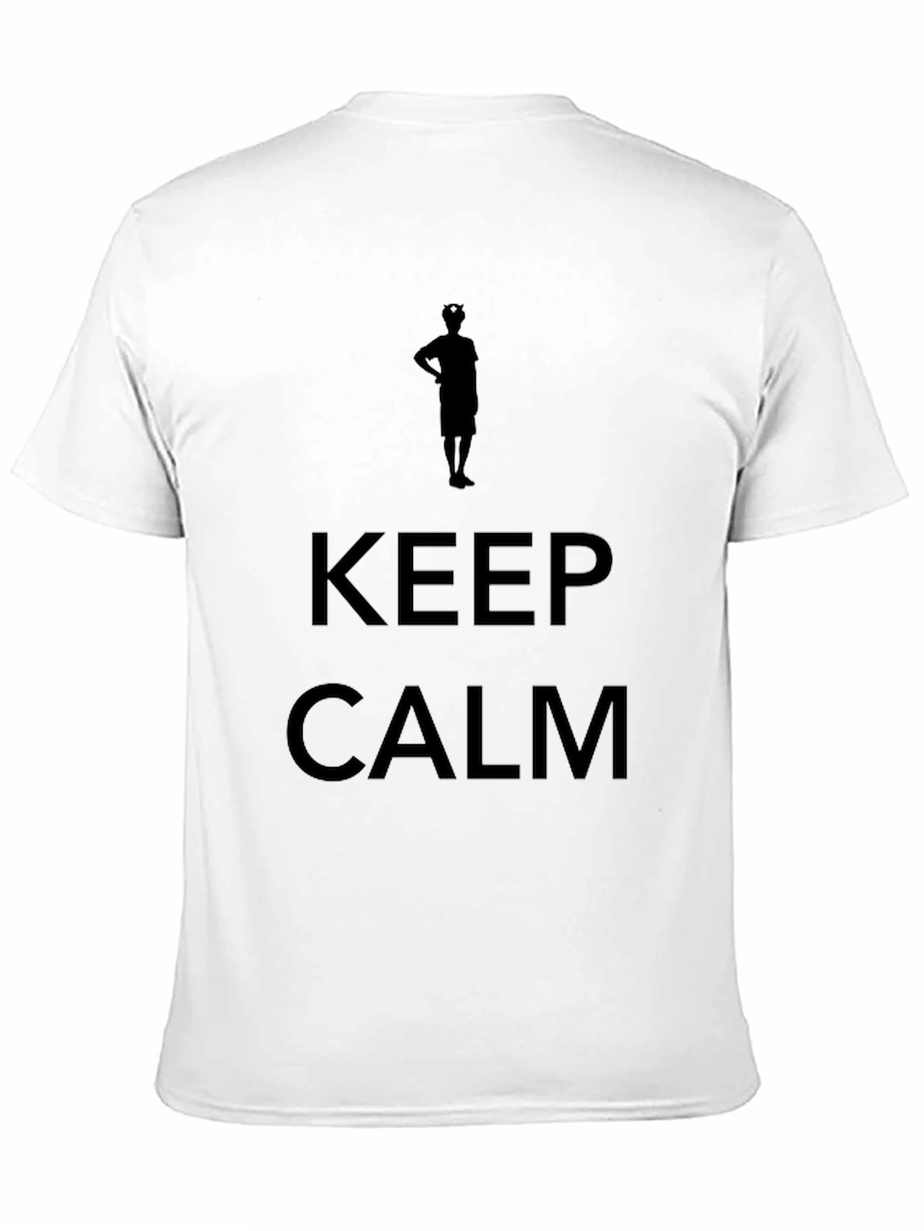 Camiseta Negra Hombre - Keep Calm