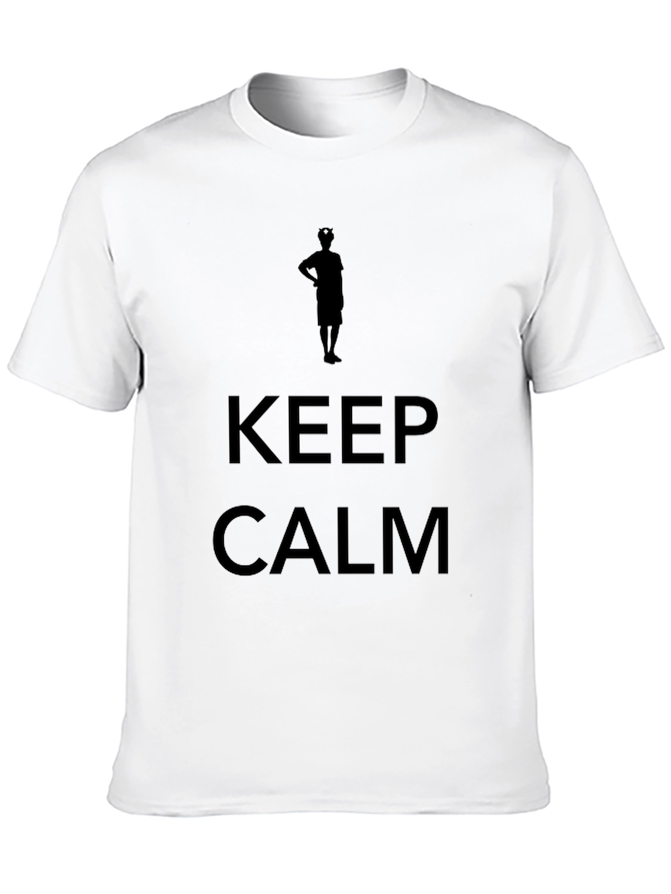 Camiseta Negra Hombre - Keep Calm