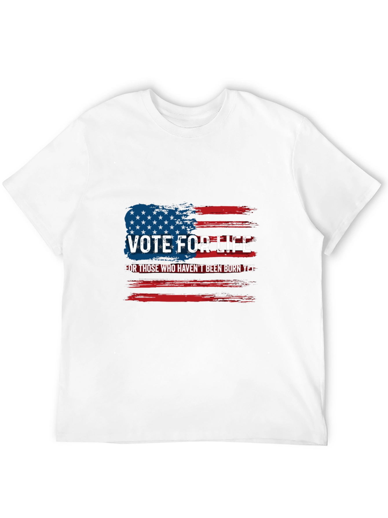 Camiseta Negra Vote For Life Americana