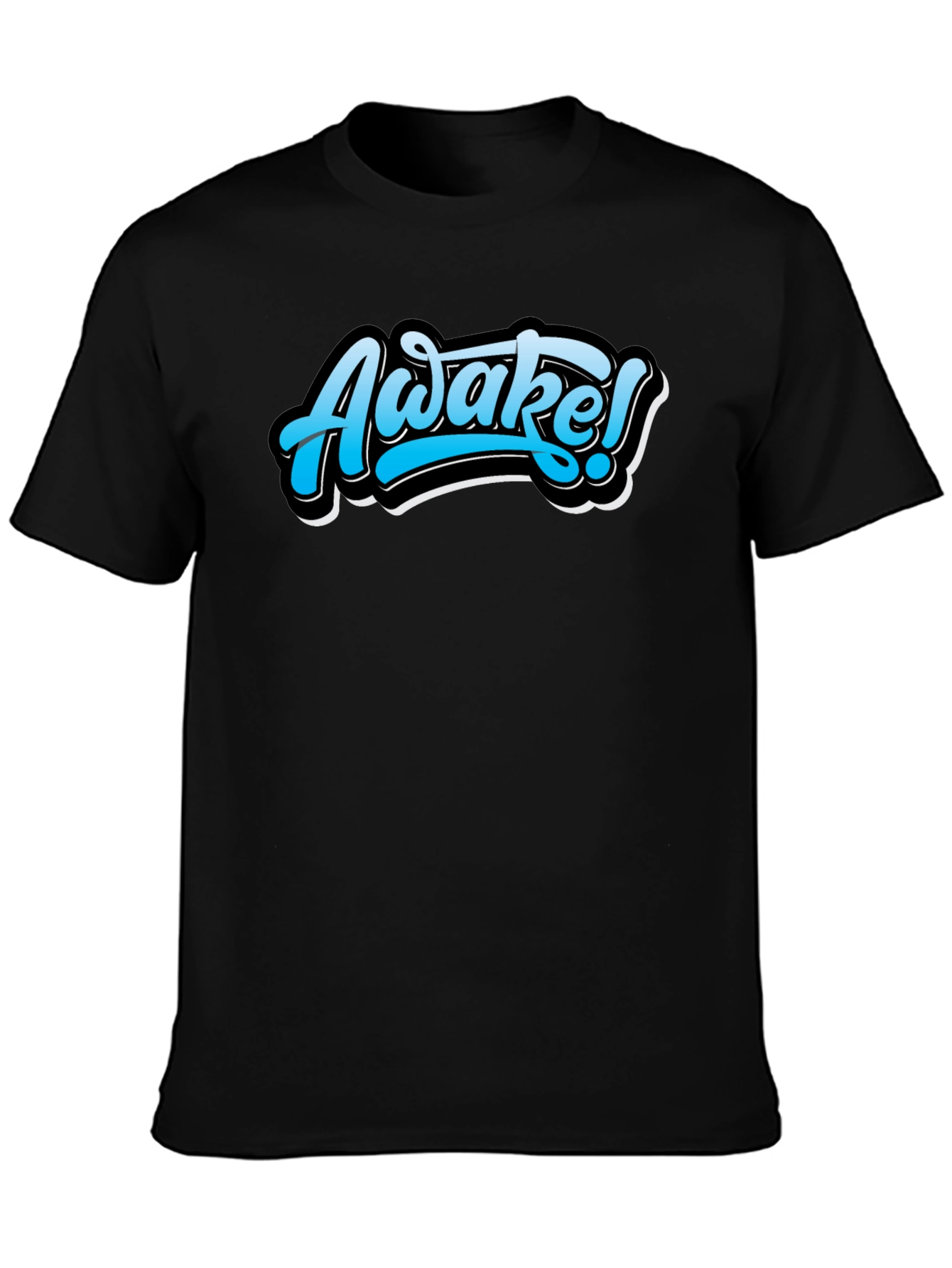 Camiseta Negra Awake! Diseño Urbano