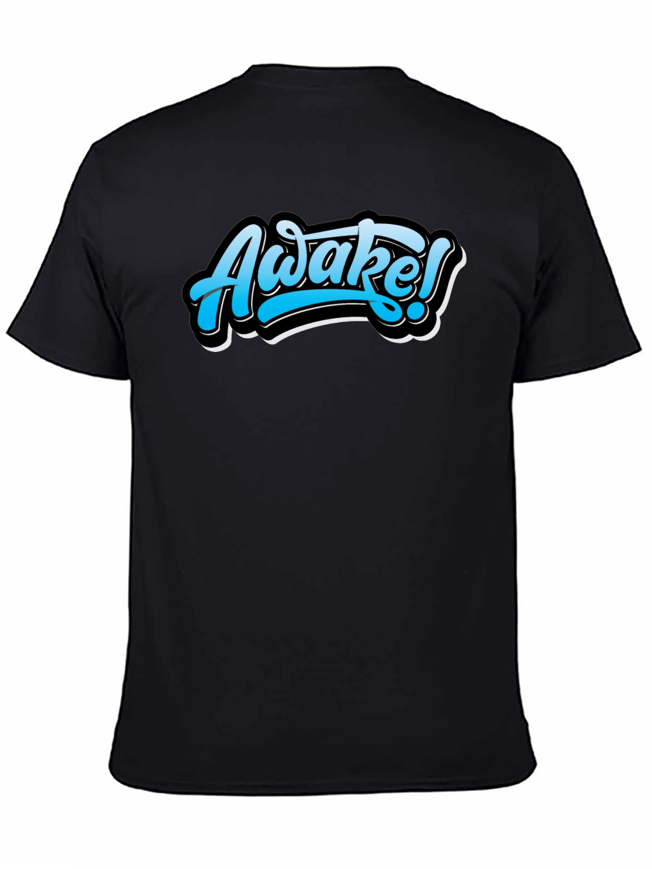 Camiseta Negra Awake! Diseño Urbano