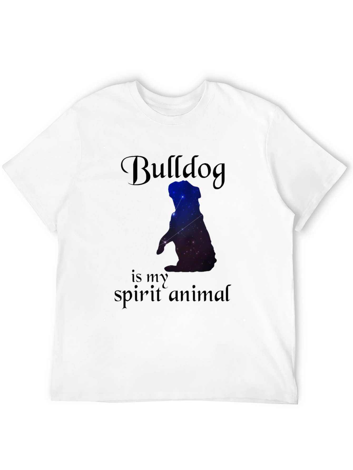 Camiseta Negra Bulldog Spirit Animal