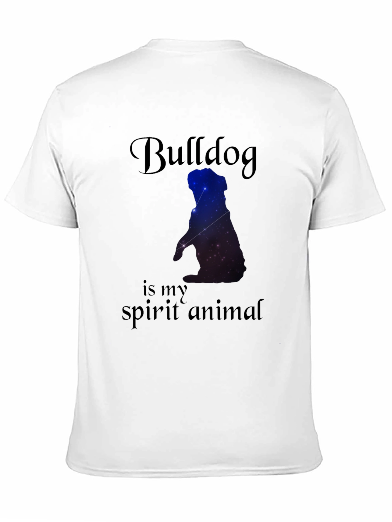 Camiseta Negra Bulldog Spirit Animal