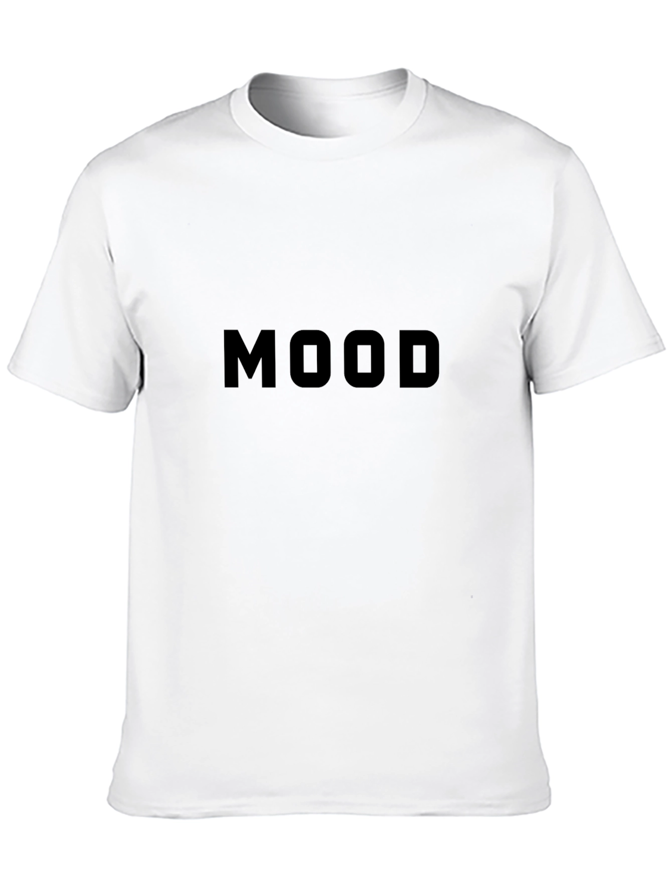 Camiseta Negra Mood para Hombre - Casual