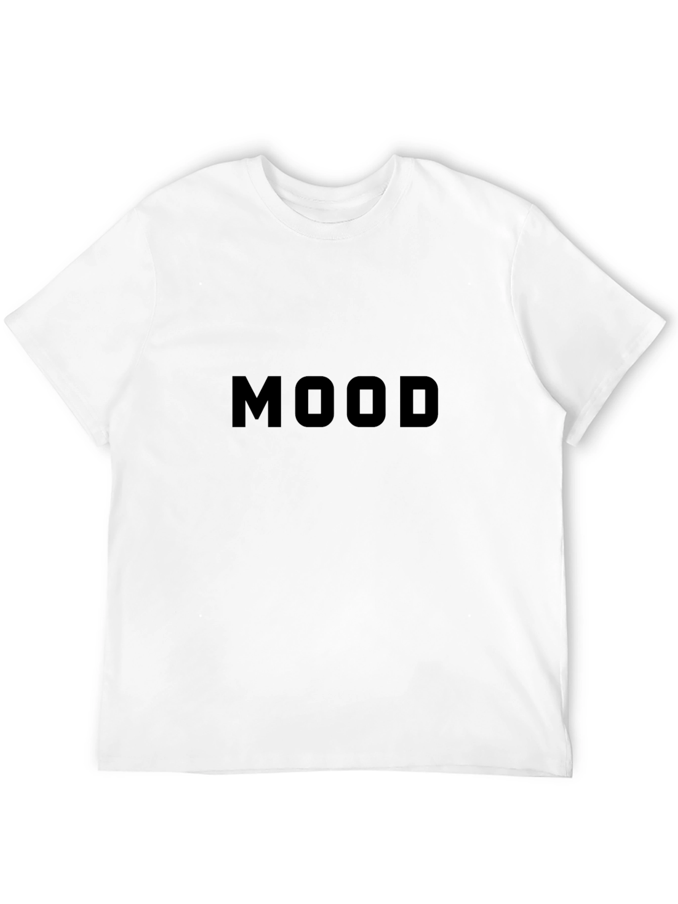 Camiseta Negra Mood para Hombre - Casual