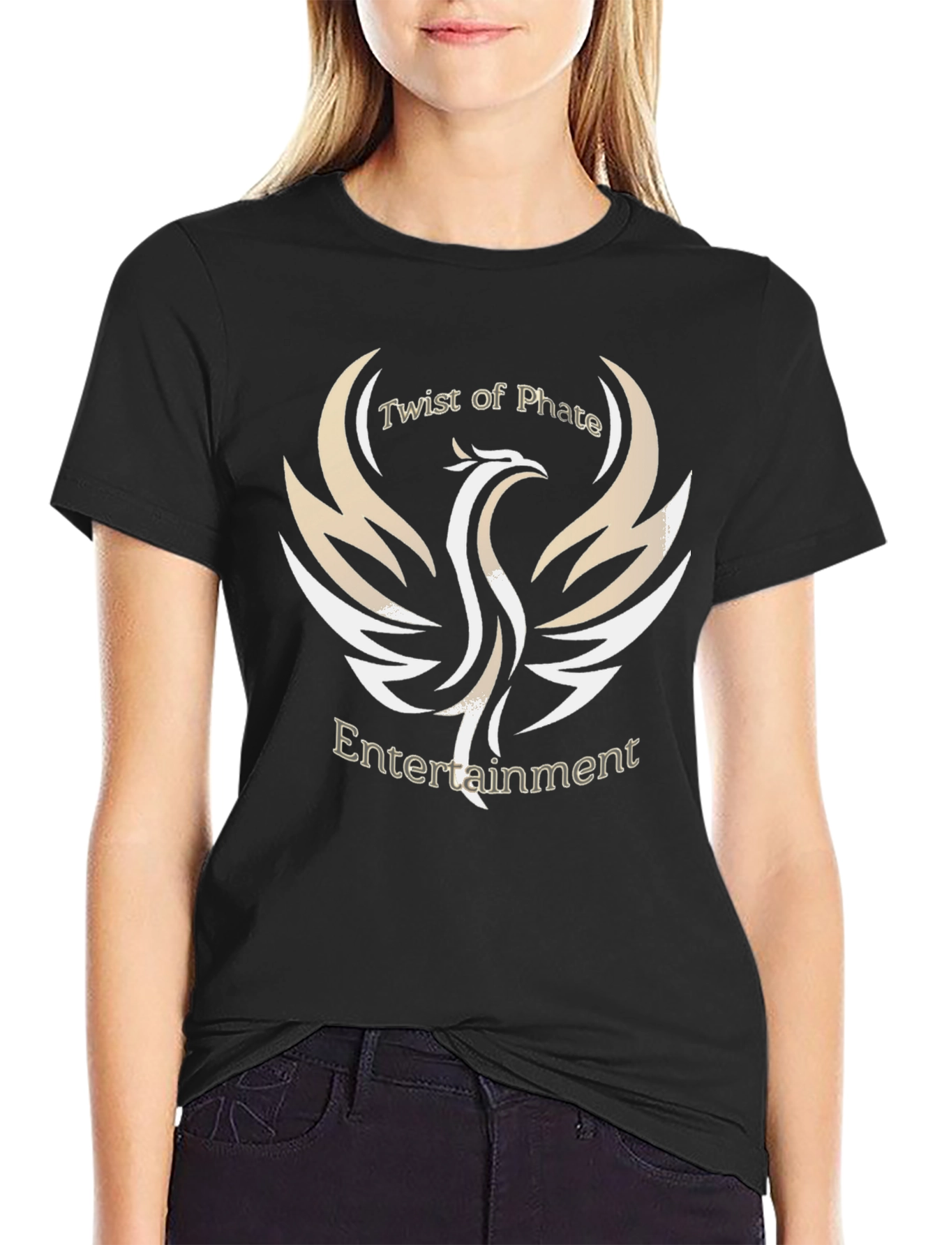 Camiseta Negra Twist of Phate Entertainment