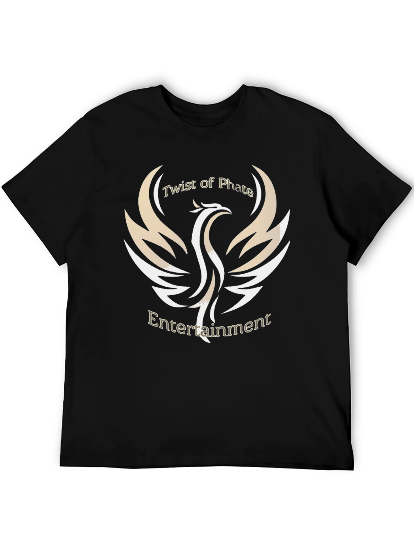 Camiseta Negra Twist of Phate Entertainment