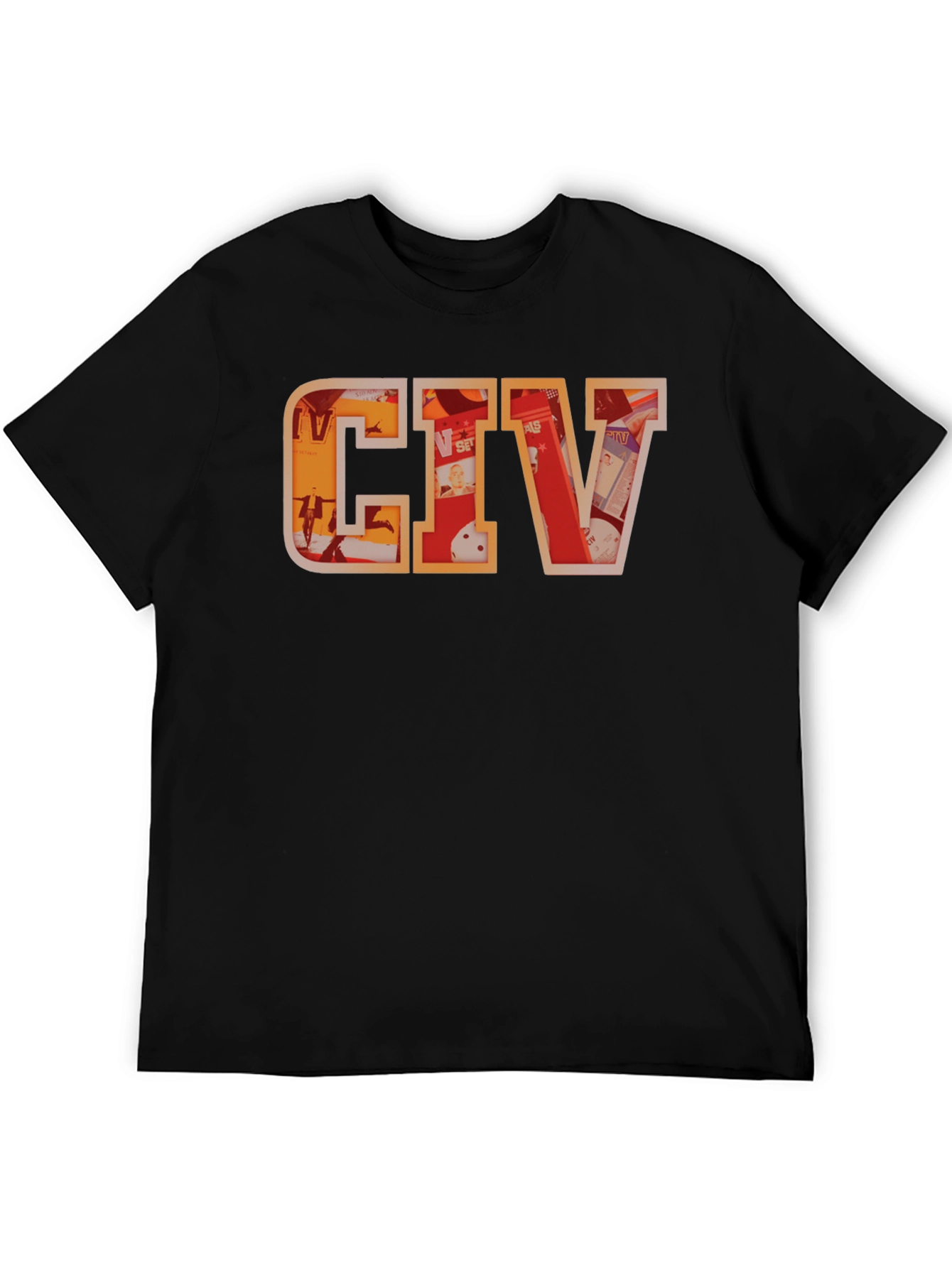 Camiseta Negra con Diseño CIV