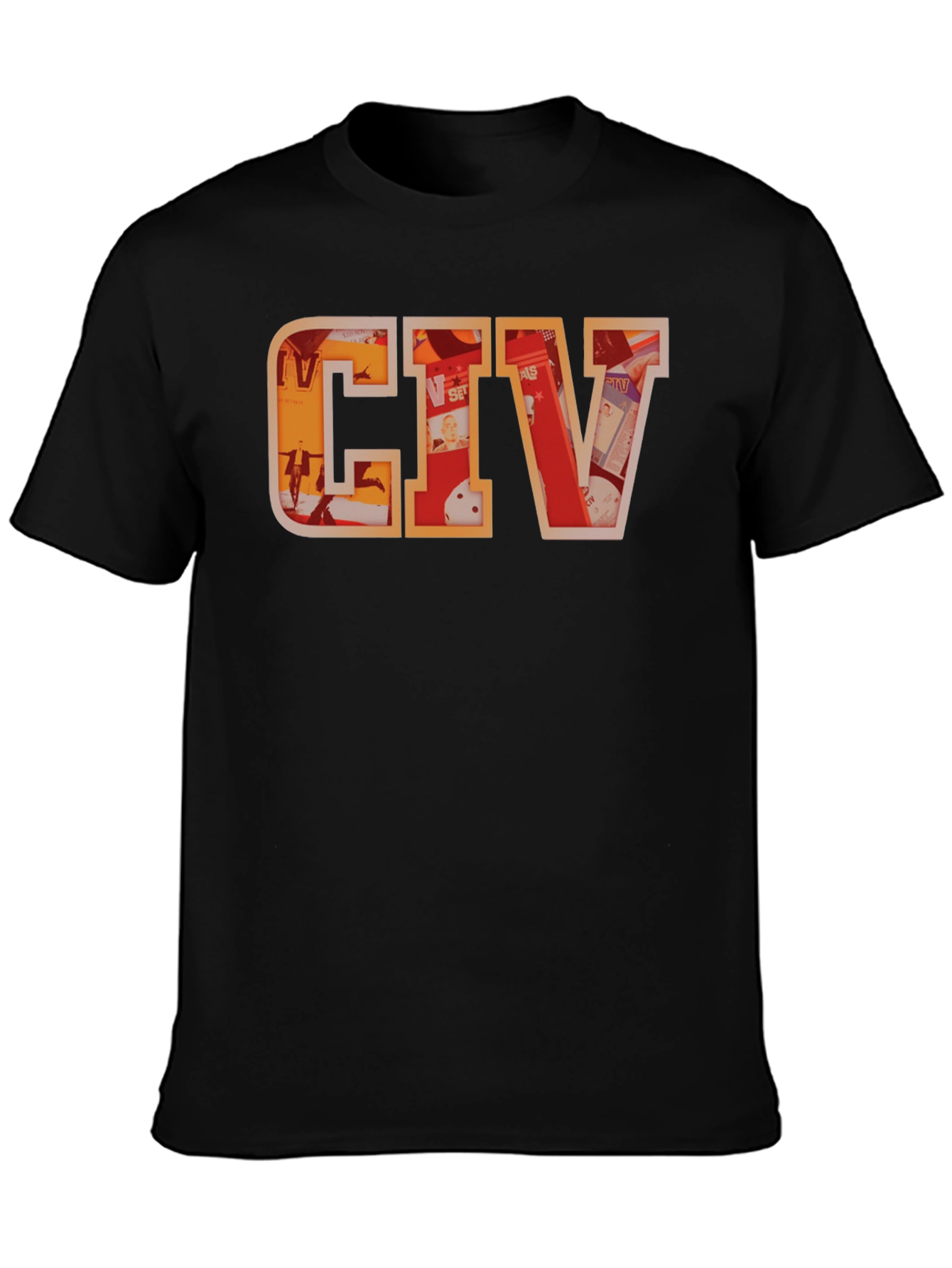 Camiseta Negra con Diseño CIV