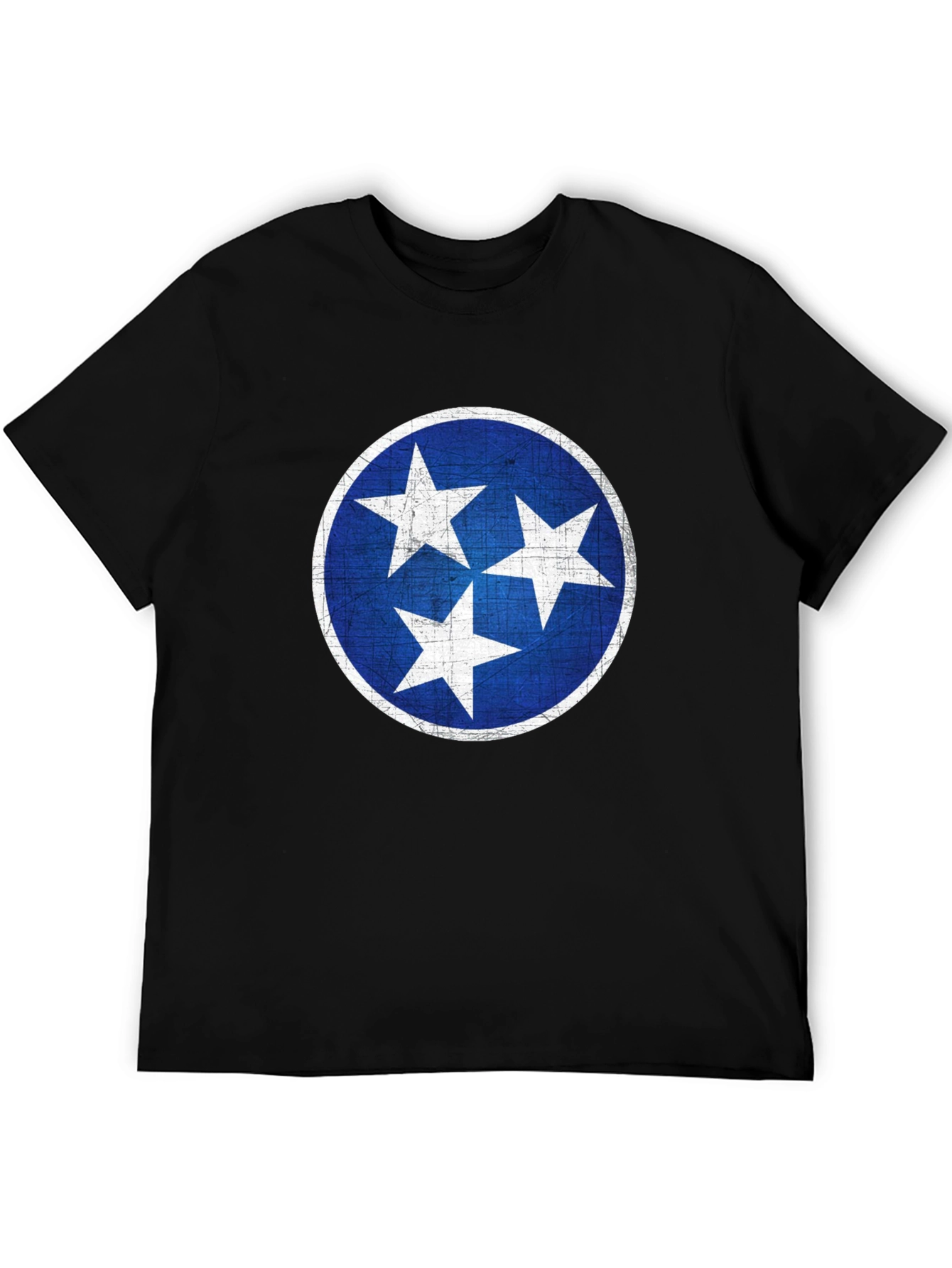 Camiseta Hombre Negra con Diseño Tennessee Stars
