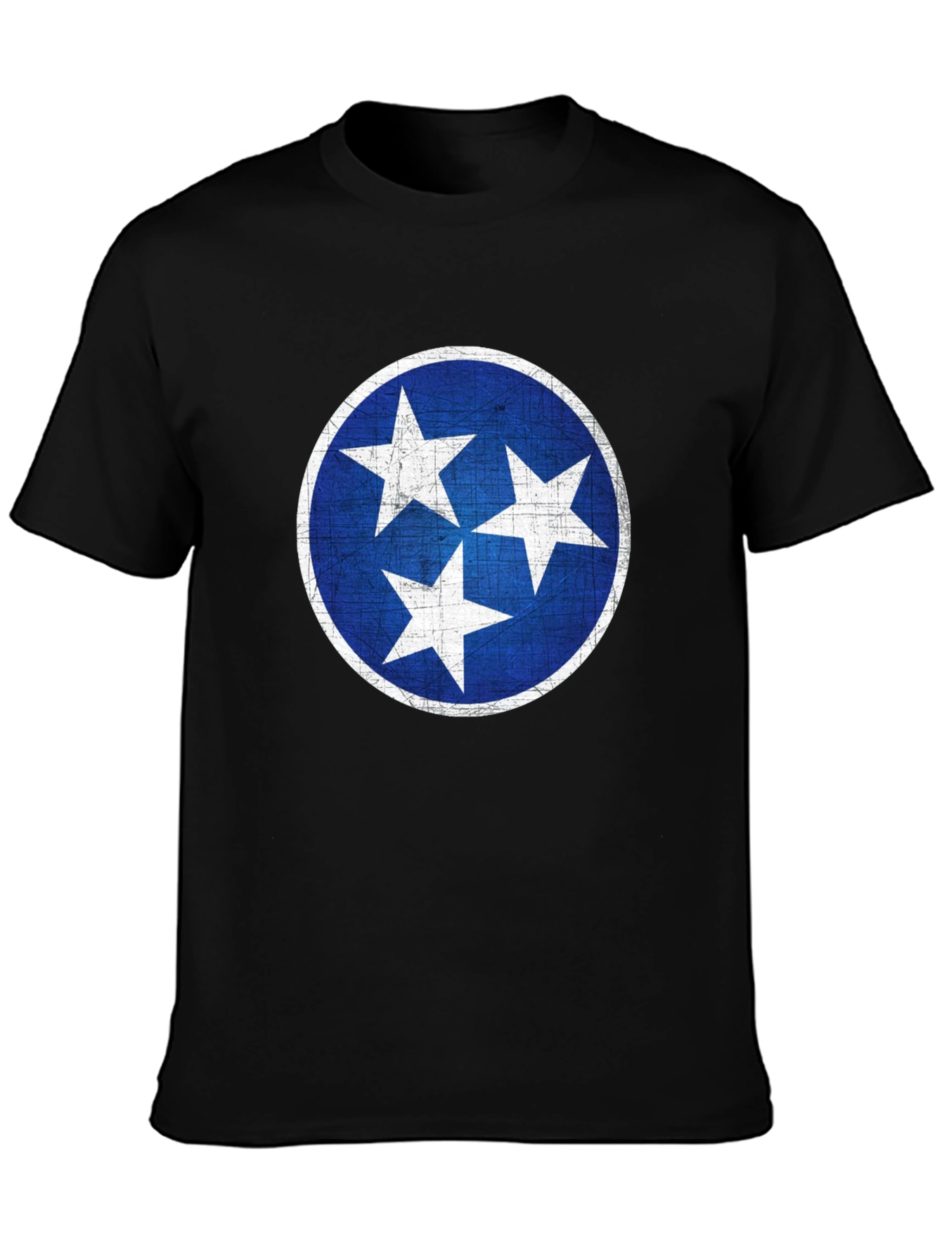 Camiseta Hombre Negra con Diseño Tennessee Stars