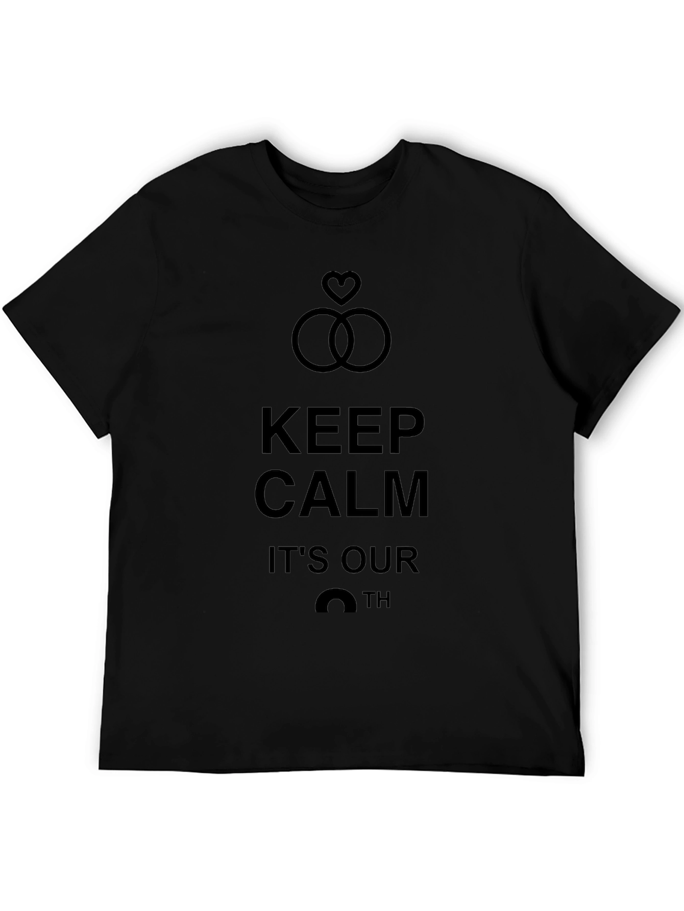 Camiseta Negra Aniversario Keep Calm