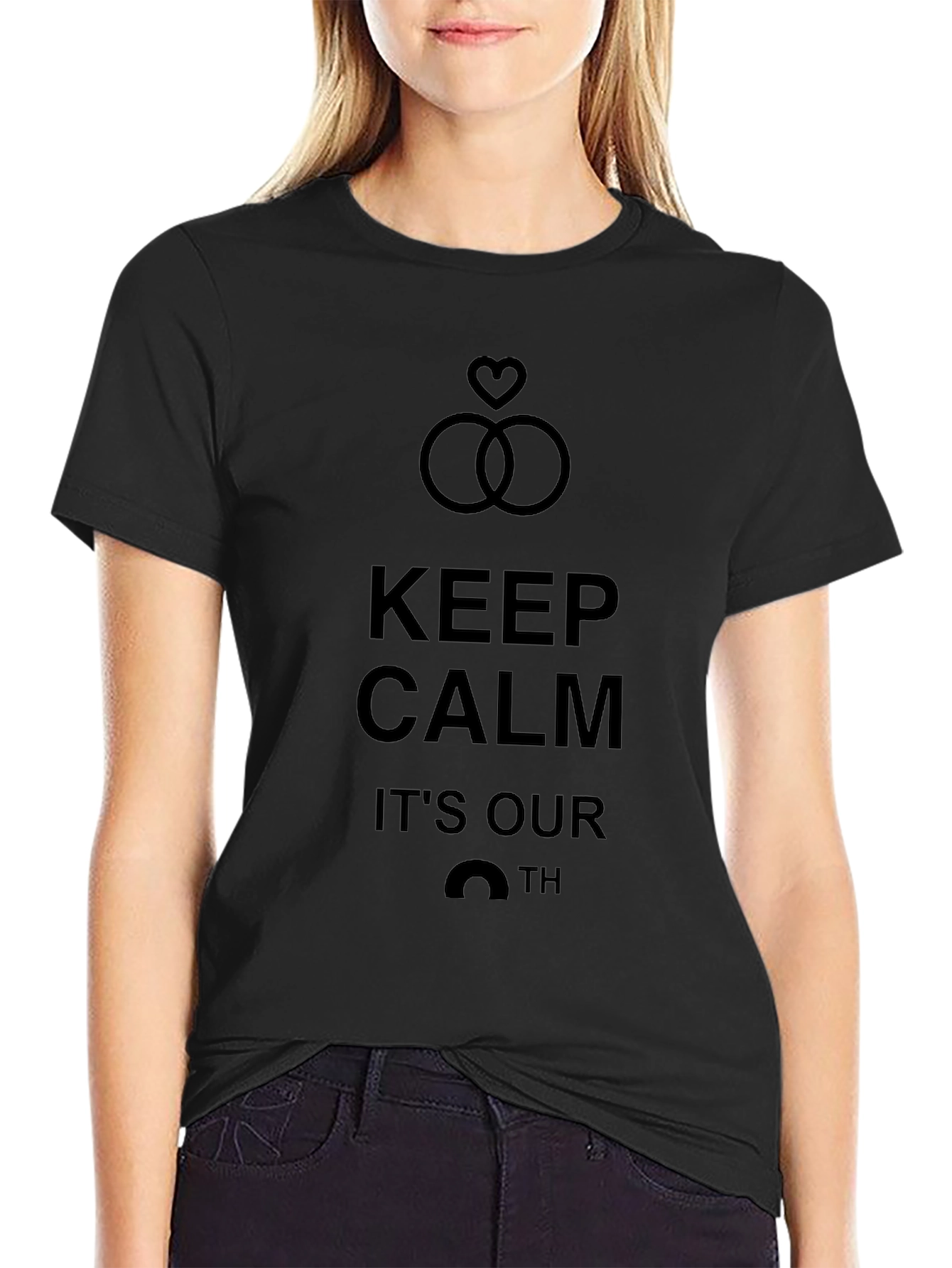Camiseta Negra Aniversario Keep Calm